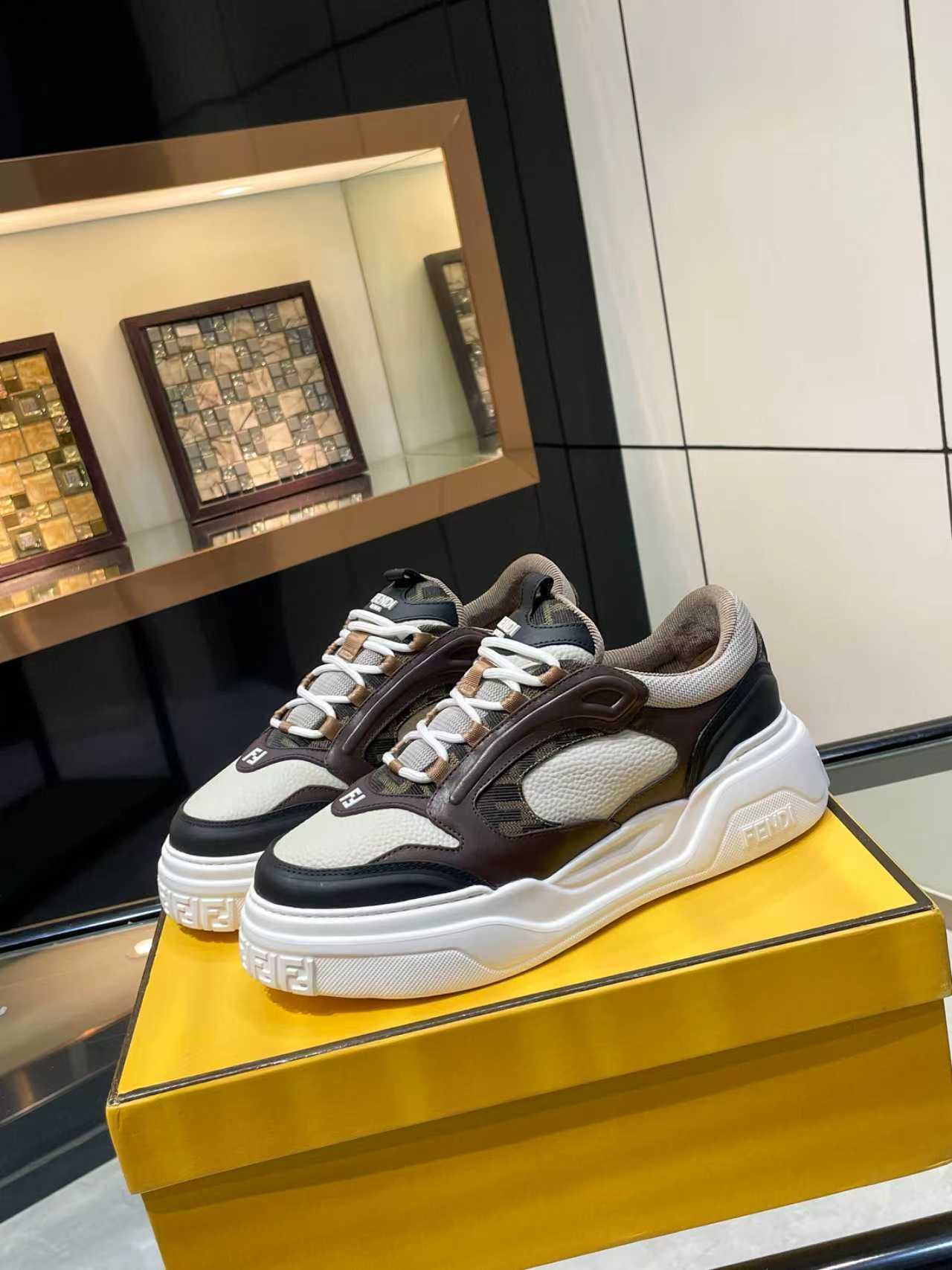 Cheap Fendi Sneakers For Men in 229813, $130 USD- [IB229813] - Replica Fendi Sneakers For Men