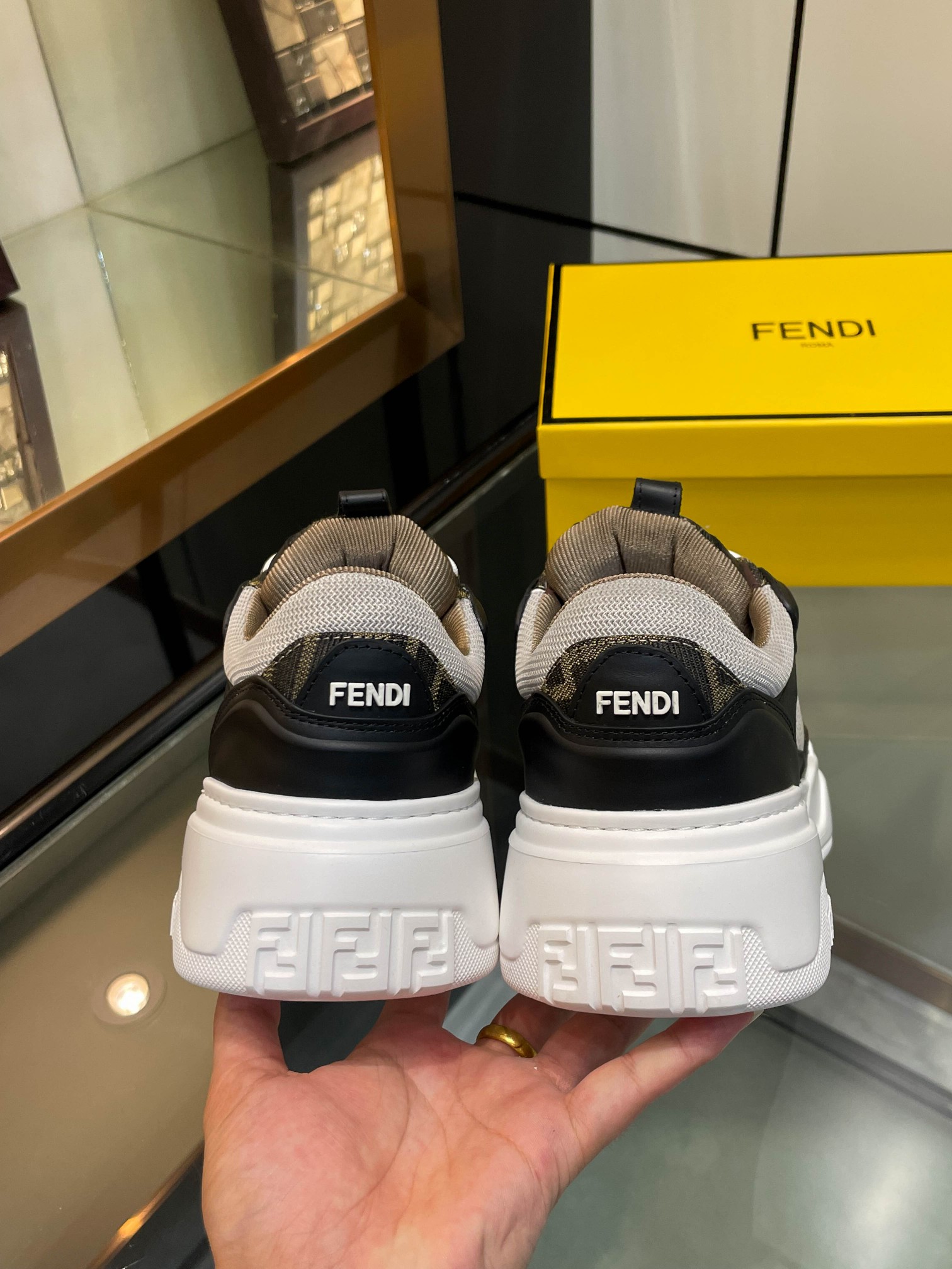 Cheap Fendi Sneakers For Men in 229815, $130 USD- [IB229815] - Replica Fendi Sneakers For Men