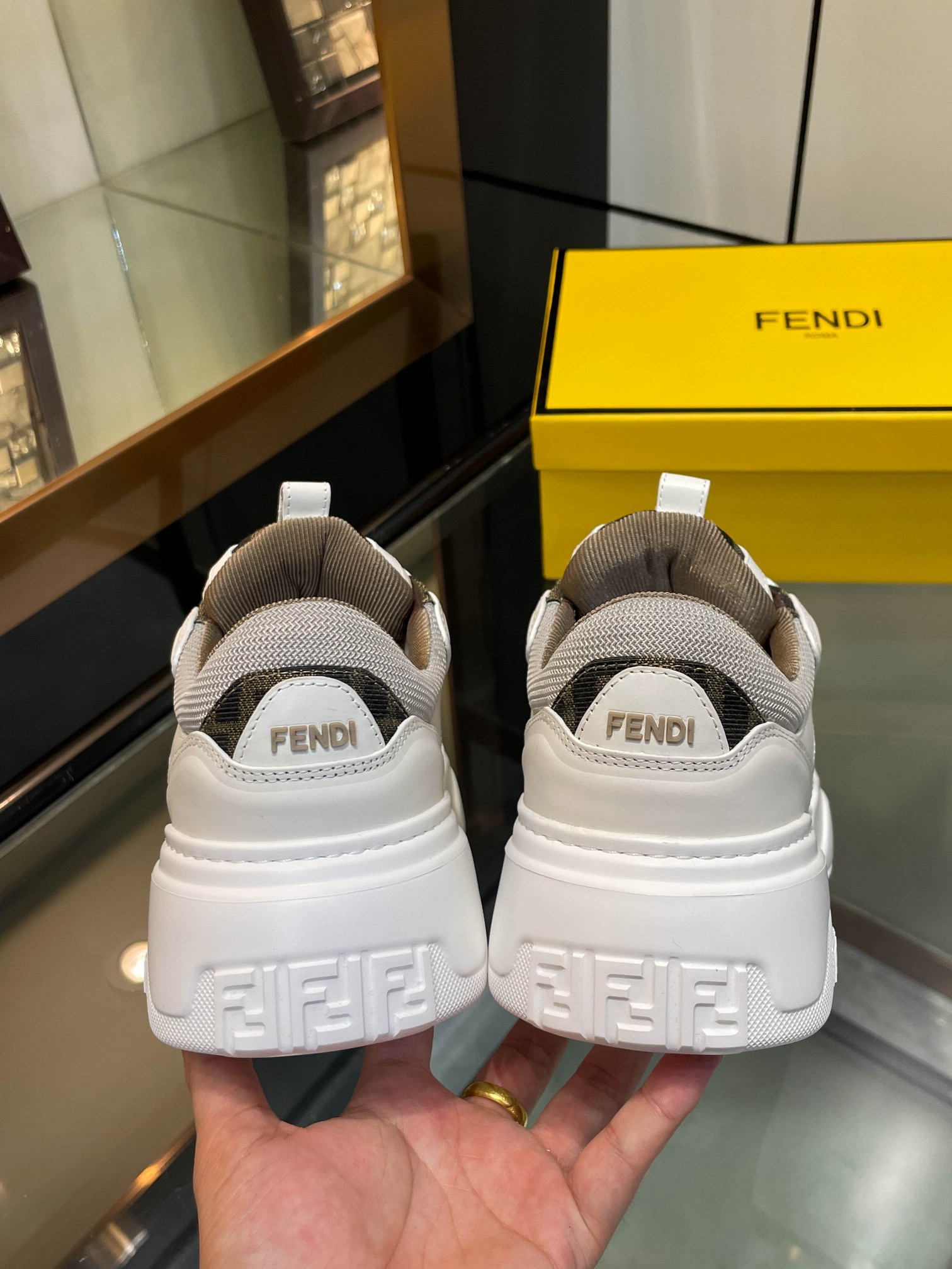 Cheap Fendi Sneakers For Men in 229816, $130 USD- [IB229816] - Replica Fendi Sneakers For Men