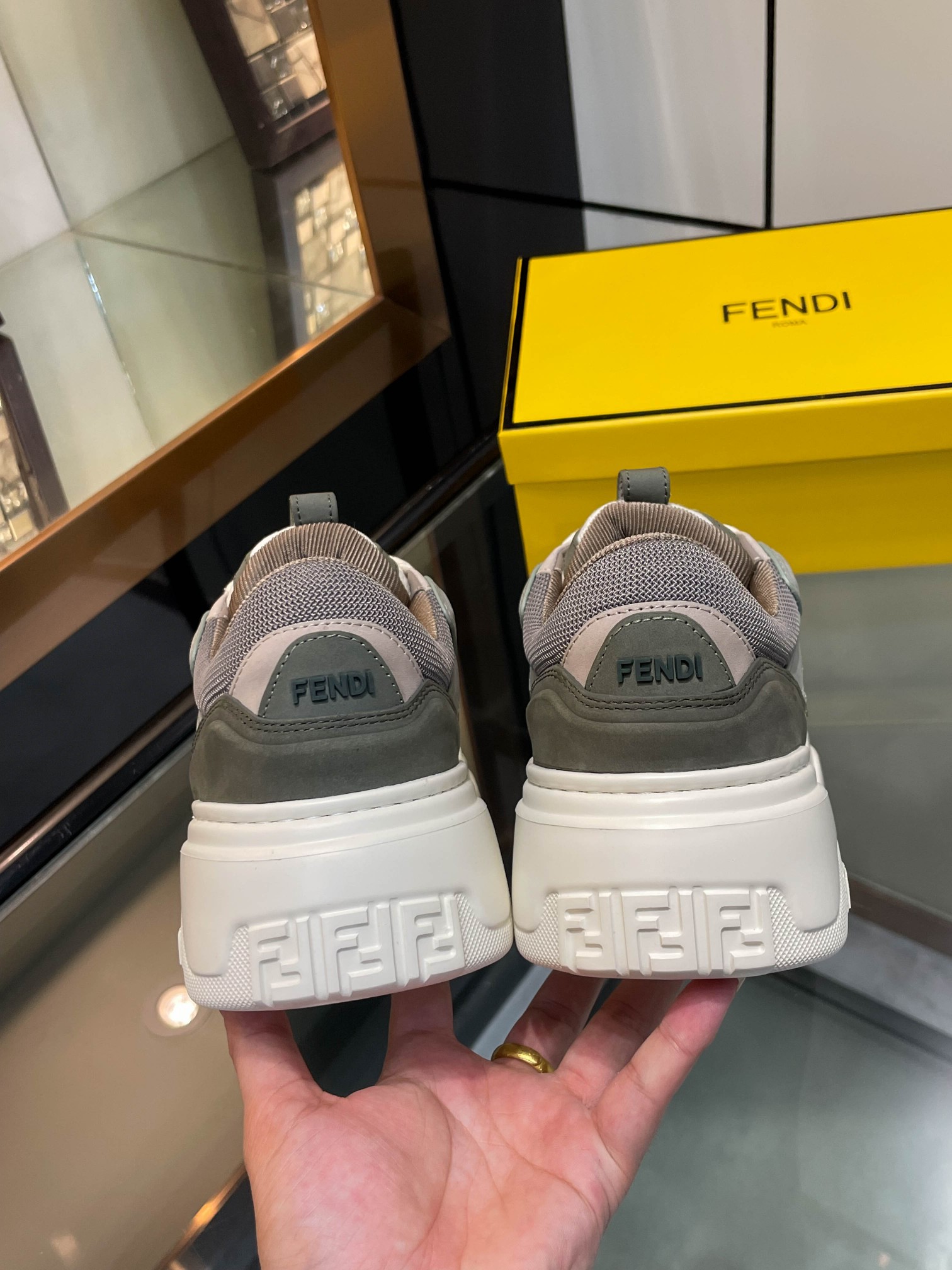 Cheap Fendi Sneakers For Men in 229818, $130 USD- [IB229818] - Replica Fendi Sneakers For Men