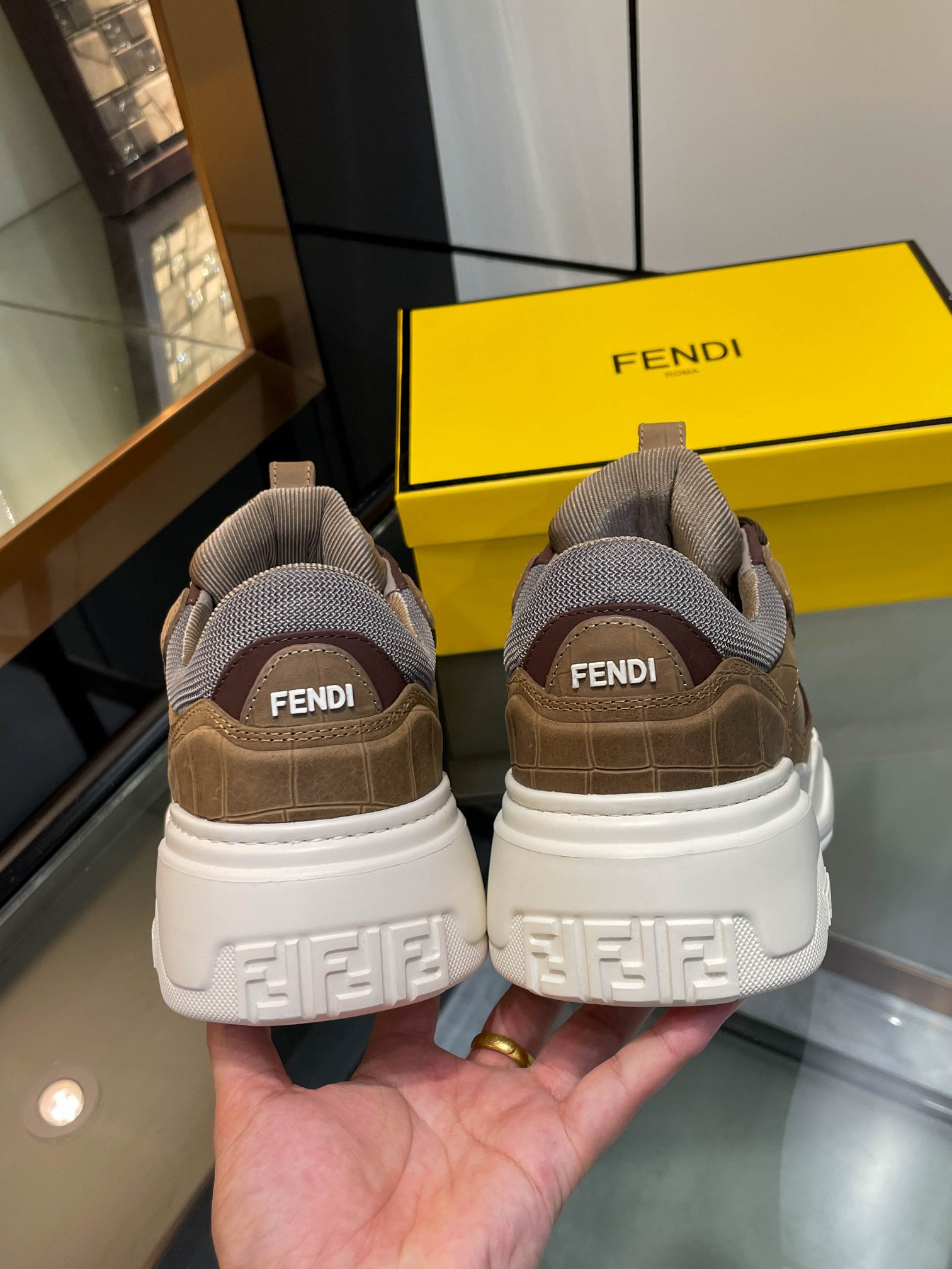 Cheap Fendi Sneakers For Men in 229819, $130 USD- [IB229819] - Replica Fendi Sneakers For Men
