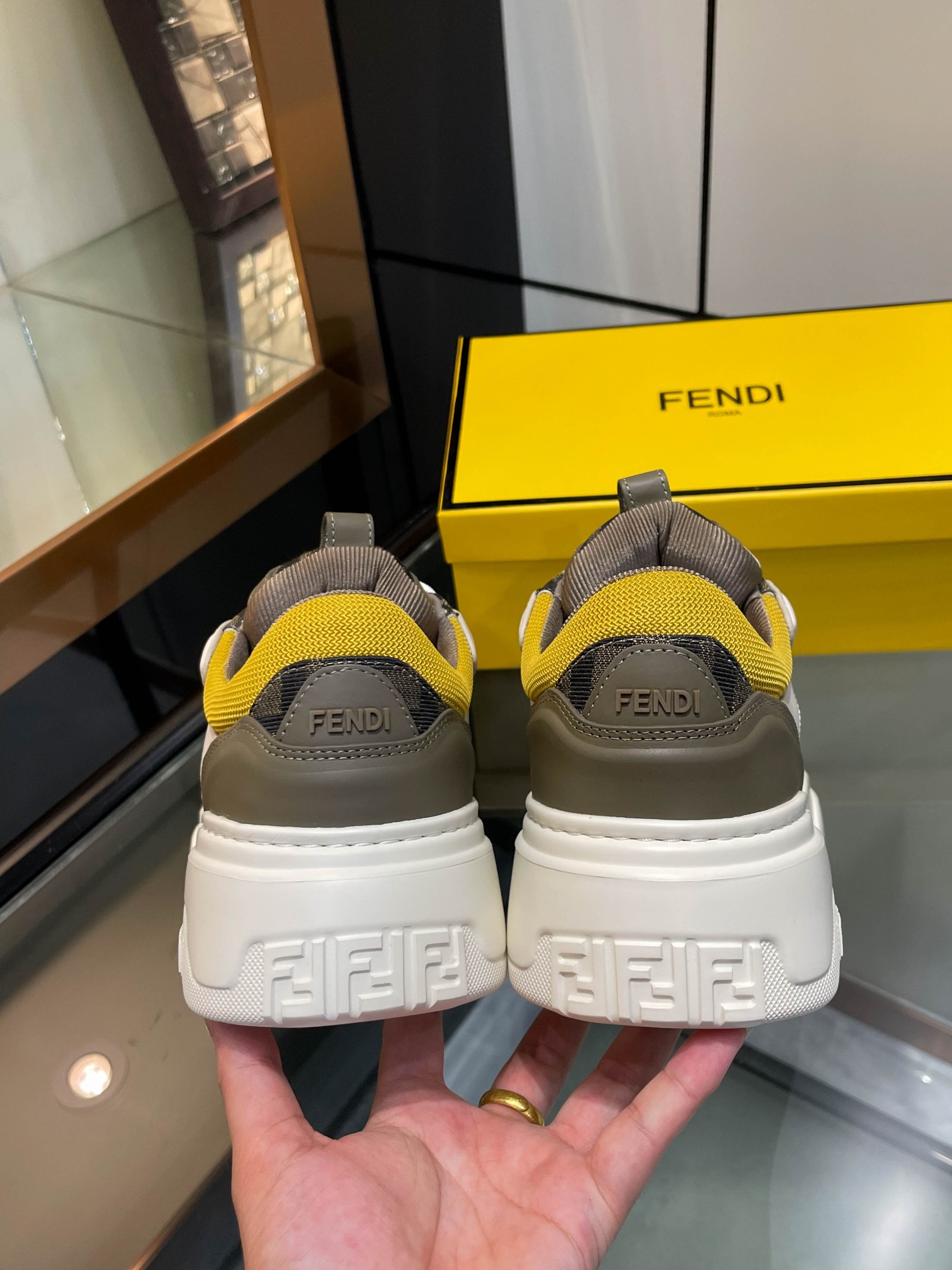 Cheap Fendi Sneakers For Men in 229820, $130 USD- [IB229820] - Replica Fendi Sneakers For Men