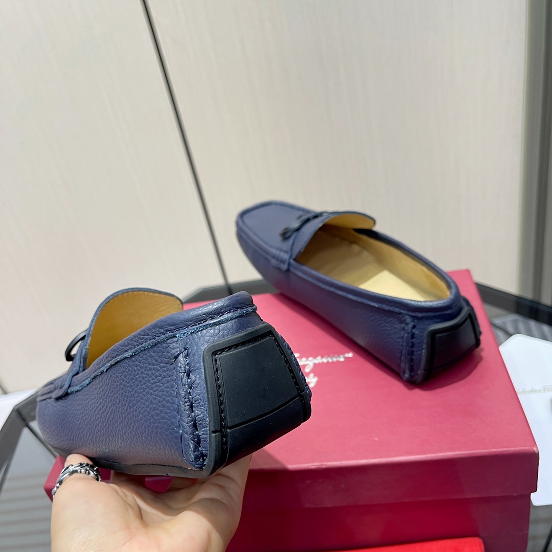 Cheap Ferragamo Loafers and Drivers For Men in 229822, $115 USD- [IB229822] - Replica Ferragamo Loafers and Drivers For Men
