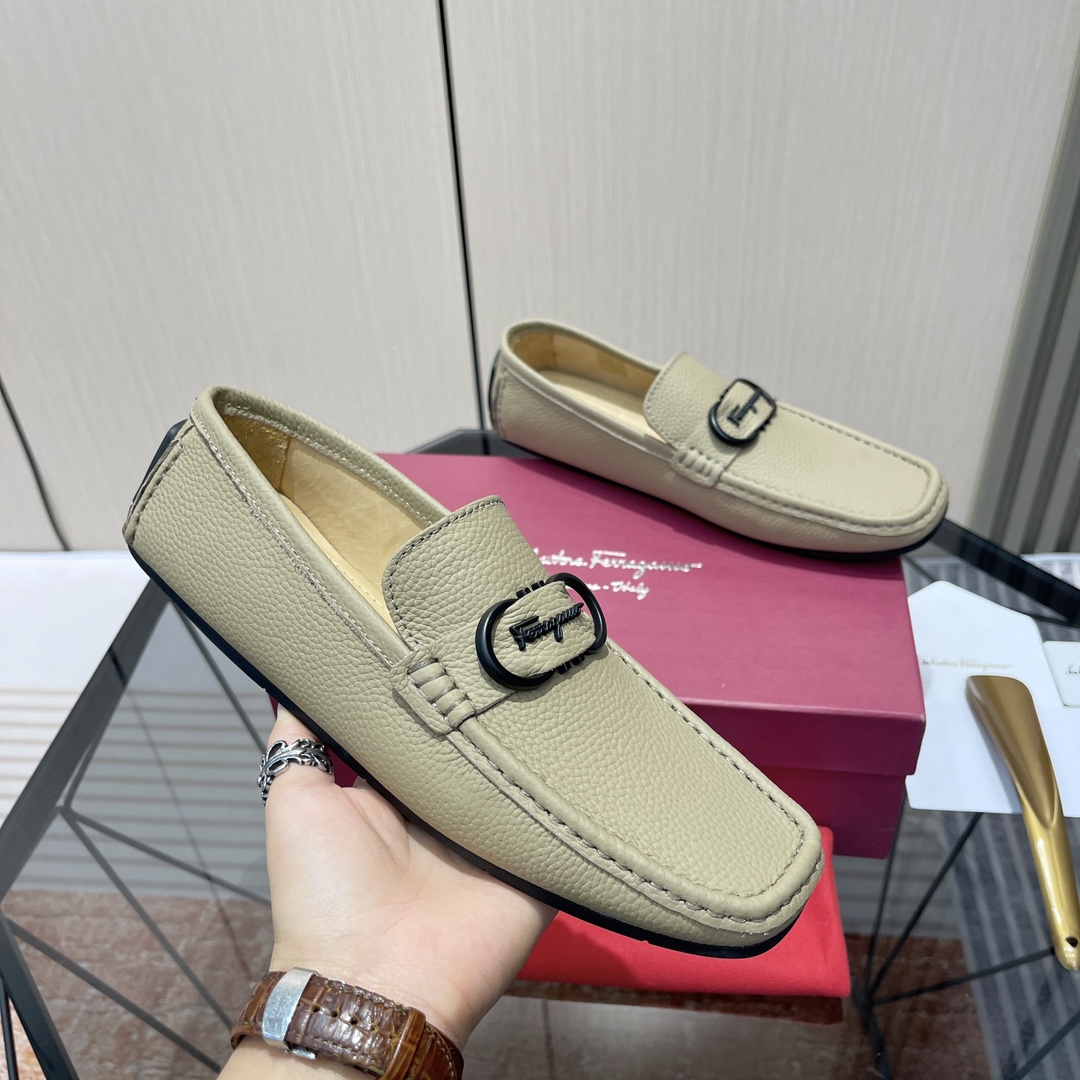 Cheap Ferragamo Loafers and Drivers For Men in 229826, $115 USD- [IB229826] - Replica Ferragamo Loafers and Drivers For Men