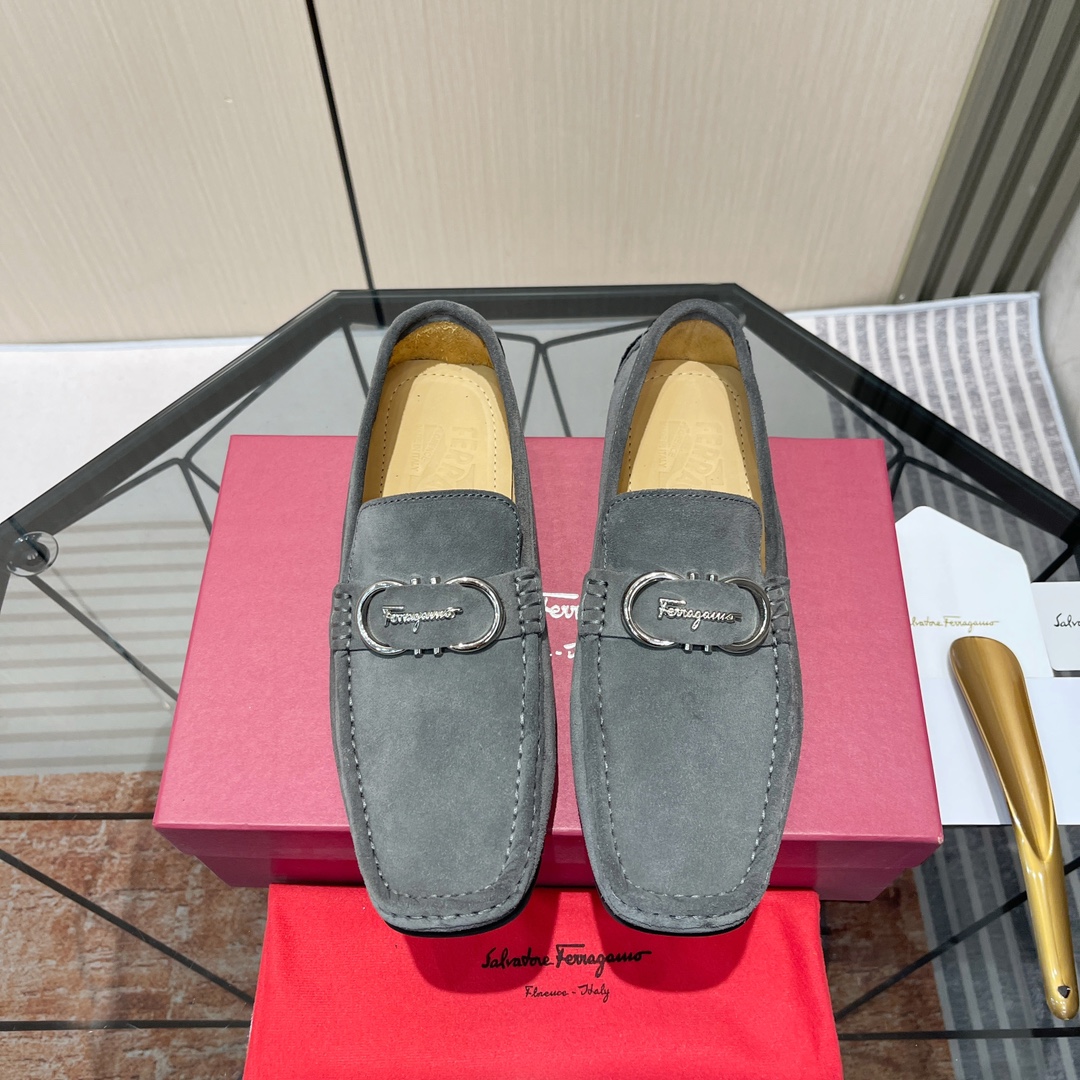 Cheap Ferragamo Loafers and Drivers For Men in 229829, $115 USD- [IB229829] - Replica Ferragamo Loafers and Drivers For Men