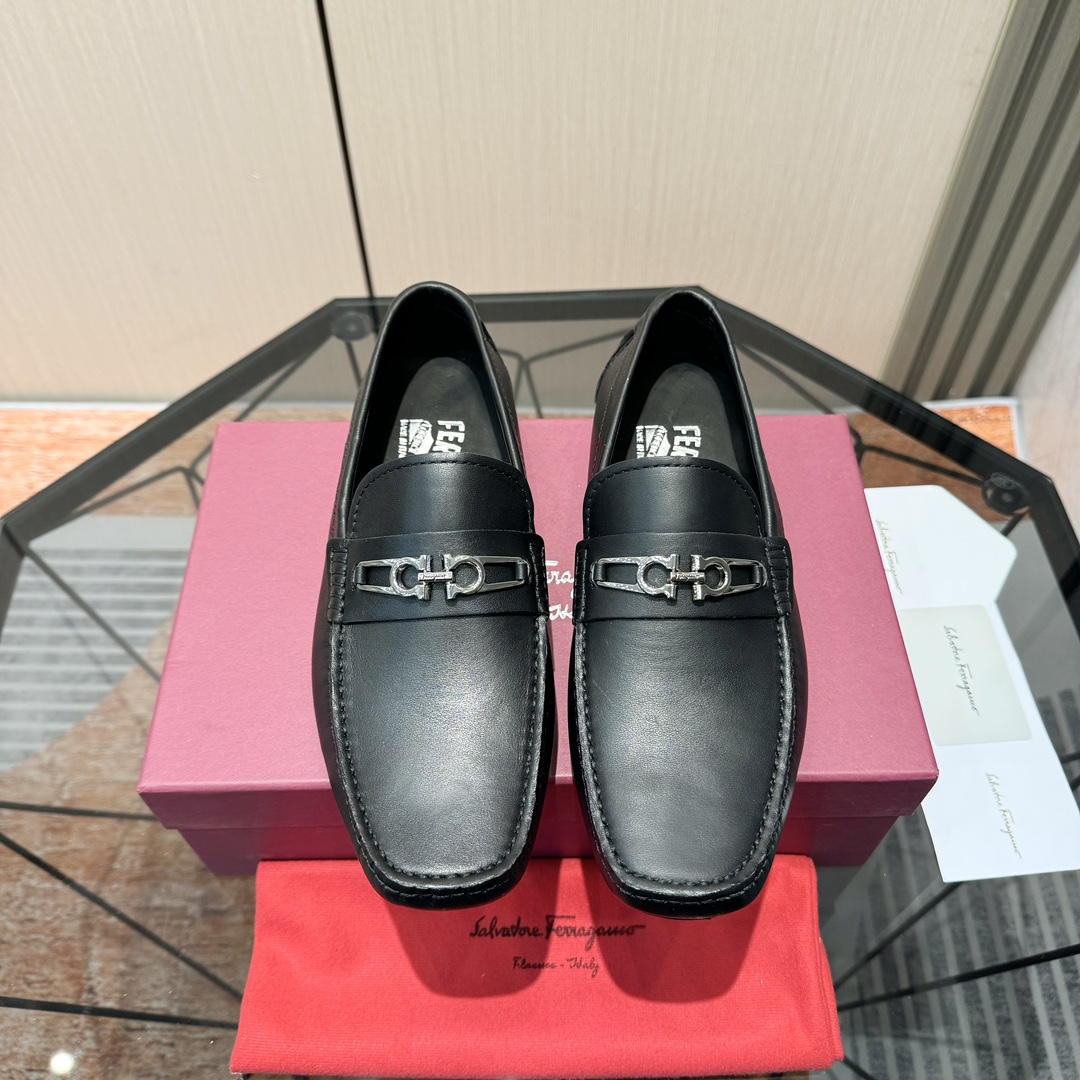 Cheap Ferragamo Loafers and Drivers For Men in 229830, $115 USD- [IB229830] - Replica Ferragamo Loafers and Drivers For Men