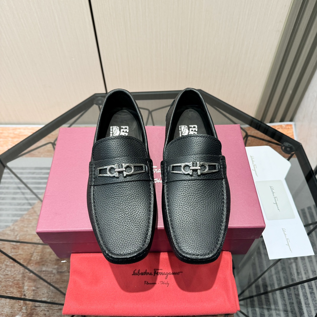 Cheap Ferragamo Loafers and Drivers For Men in 229832, $115 USD- [IB229832] - Replica Ferragamo Loafers and Drivers For Men