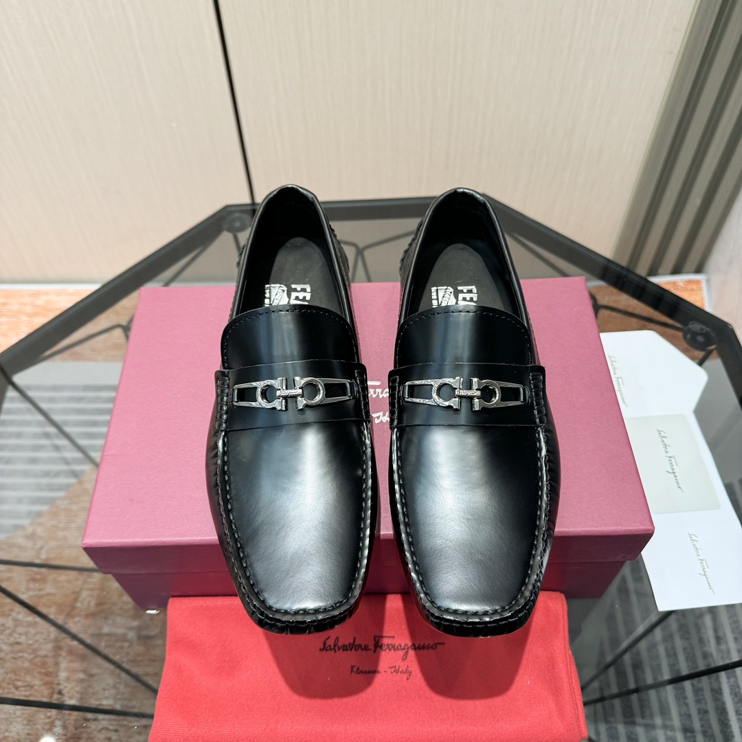 Cheap Ferragamo Loafers and Drivers For Men in 229833, $115 USD- [IB229833] - Replica Ferragamo Loafers and Drivers For Men