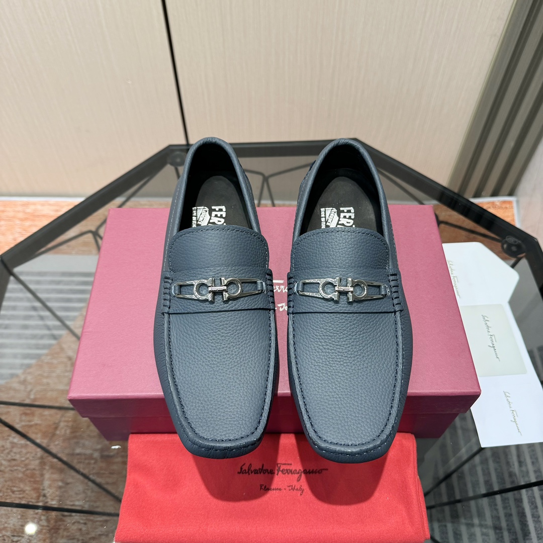 Cheap Ferragamo Loafers and Drivers For Men in 229834, $115 USD- [IB229834] - Replica Ferragamo Loafers and Drivers For Men