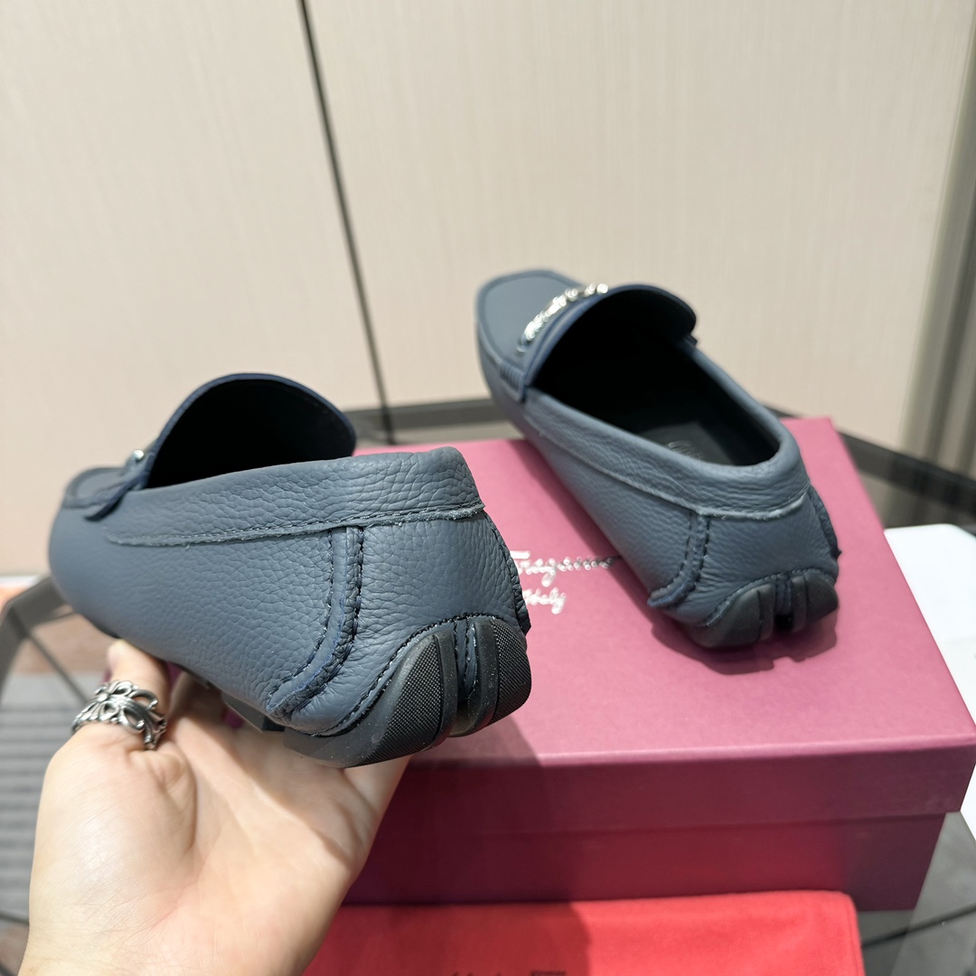Cheap Ferragamo Loafers and Drivers For Men in 229834, $115 USD- [IB229834] - Replica Ferragamo Loafers and Drivers For Men