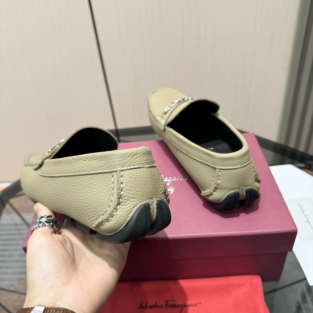 Cheap Ferragamo Loafers and Drivers For Men in 229835, $115 USD- [IB229835] - Replica Ferragamo Loafers and Drivers For Men