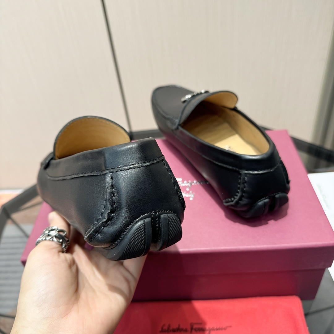 Cheap Ferragamo Loafers and Drivers For Men in 229836, $115 USD- [IB229836] - Replica Ferragamo Loafers and Drivers For Men