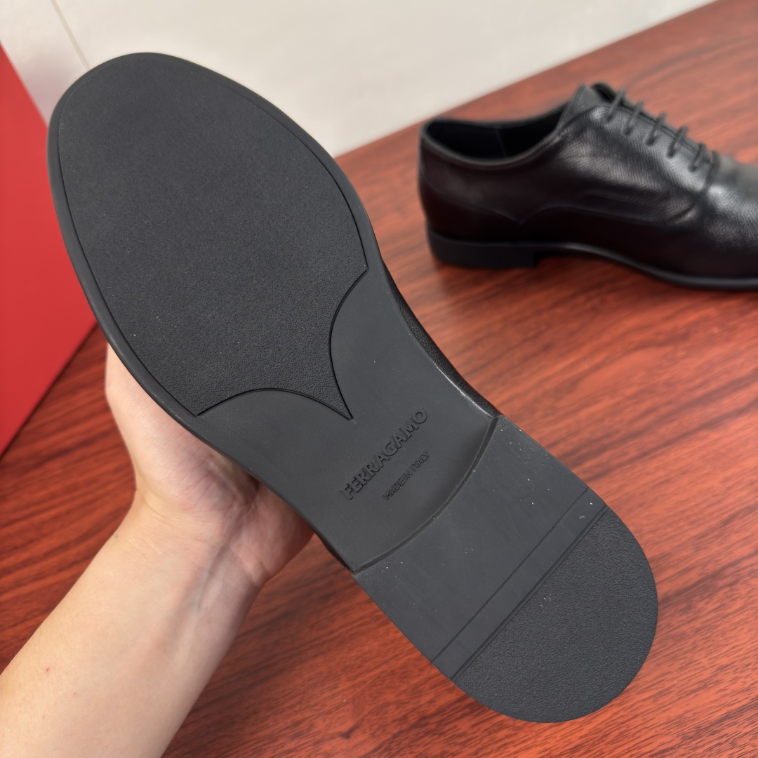 Cheap Ferragamo Dress Shoes For Men in 229844, $160 USD- [IB229844] - Replica Ferragamo Dress Shoes For Men