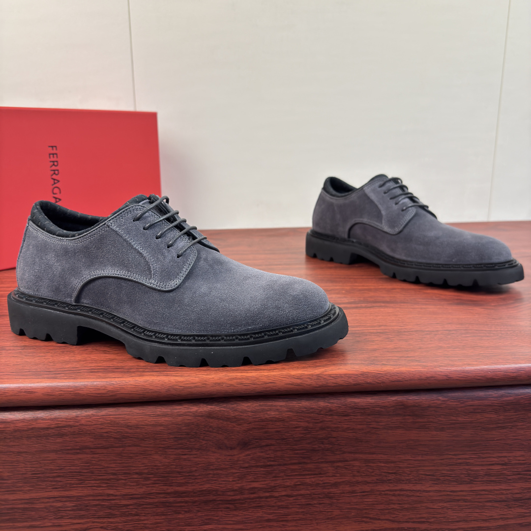 Cheap Ferragamo Dress Shoes For Men in 229853, $175 USD- [IB229853] - Replica Ferragamo Dress Shoes For Men