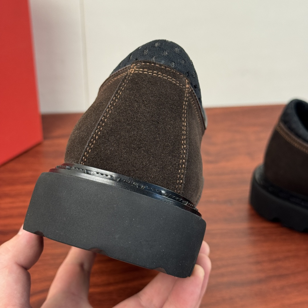 Cheap Ferragamo Dress Shoes For Men in 229854, $175 USD- [IB229854] - Replica Ferragamo Dress Shoes For Men