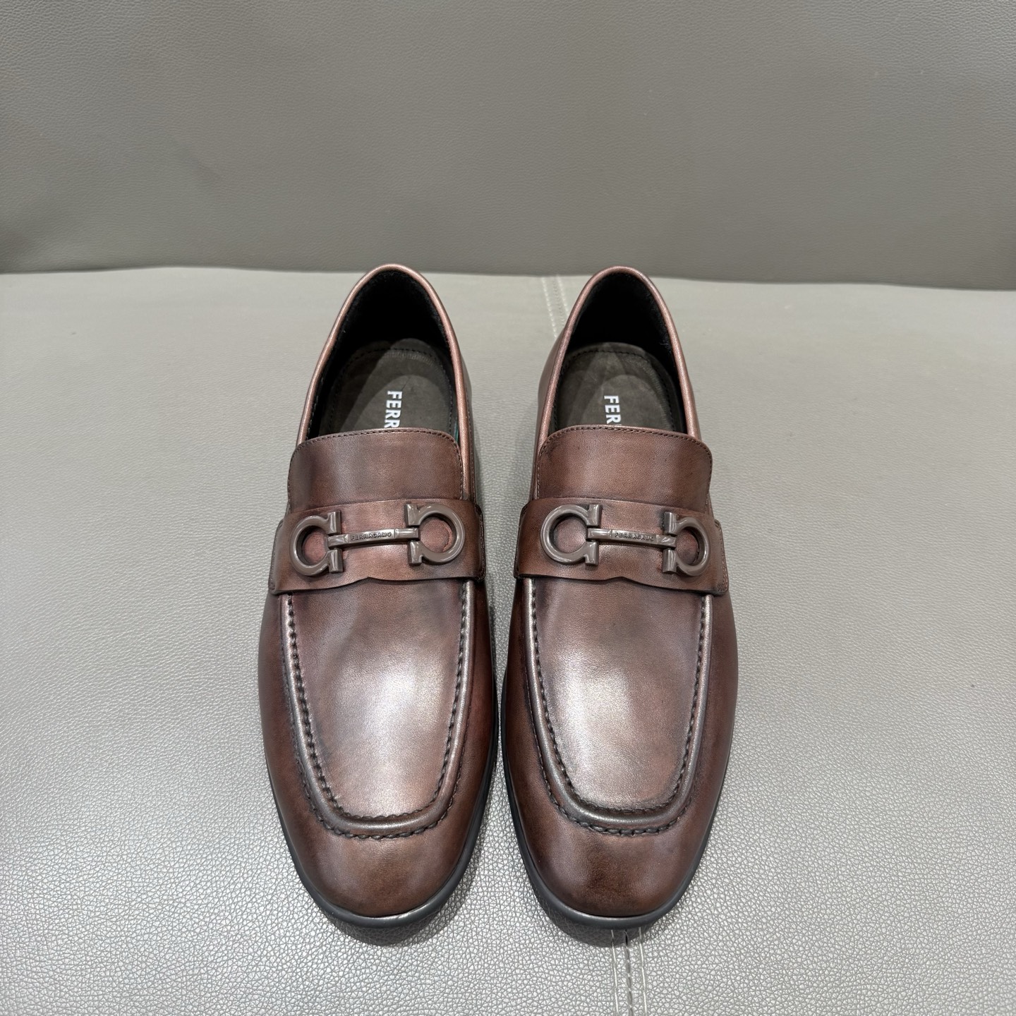 Cheap Ferragamo Loafers and Drivers For Men in 229855, $160 USD- [IB229855] - Replica Ferragamo Loafers and Drivers For Men