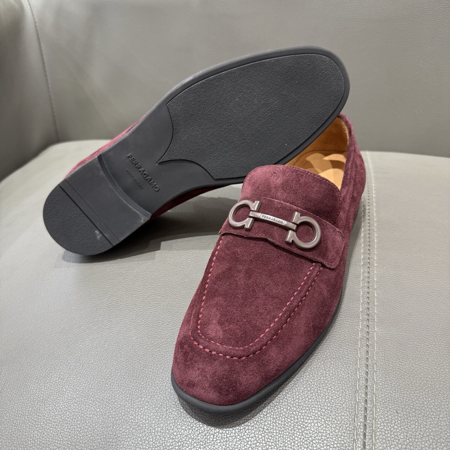 Cheap Ferragamo Loafers and Drivers For Men in 229861, $160 USD- [IB229861] - Replica Ferragamo Loafers and Drivers For Men