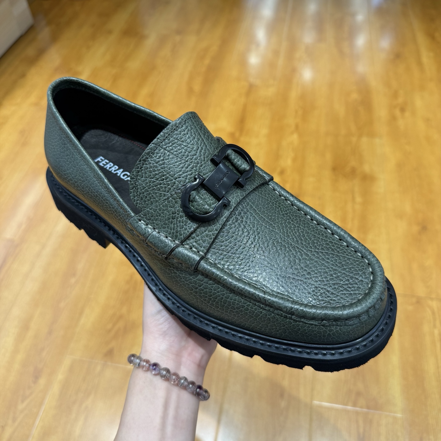 Cheap Ferragamo Loafers and Drivers For Men in 229871, $175 USD- [IB229871] - Replica Ferragamo Loafers and Drivers For Men