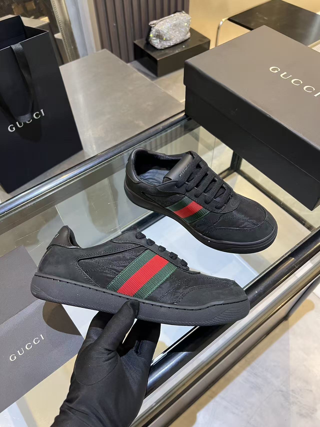 Cheap Gucci Sneakers For Men in 229891, $110 USD- [IB229891] - Replica Gucci Sneakers For Men