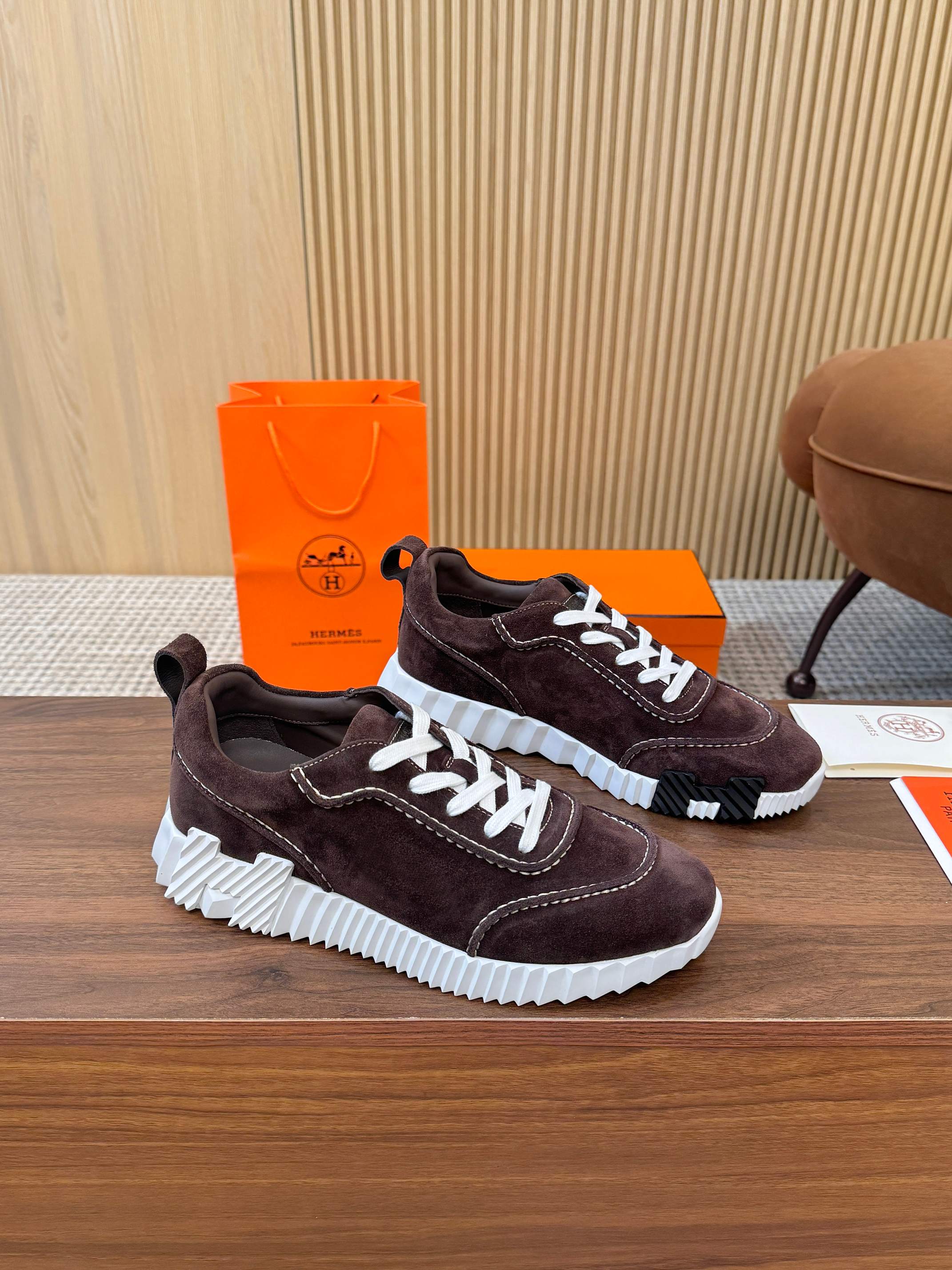 Cheap Hermes Sneakers For Men in 229896, $140 USD- [IB229896] - Replica Hermes Sneakers For Men