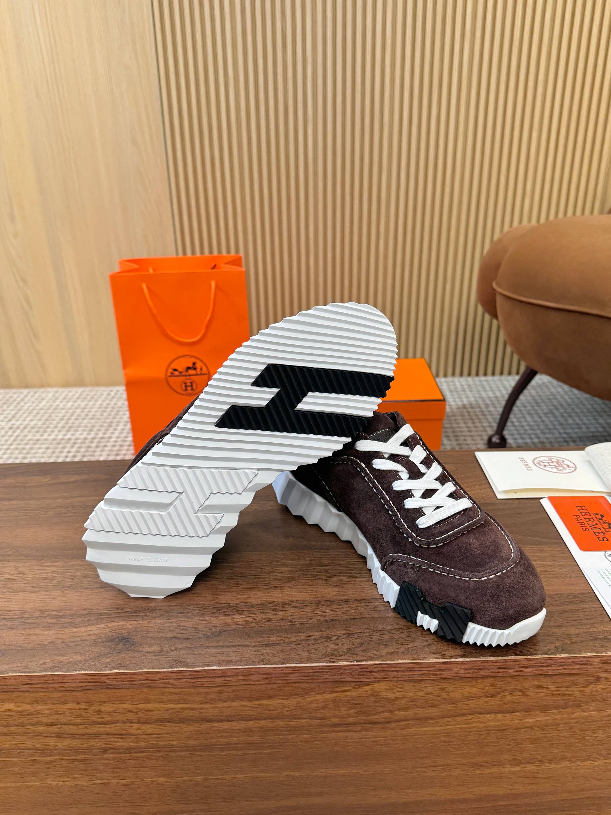 Cheap Hermes Sneakers For Men in 229896, $140 USD- [IB229896] - Replica Hermes Sneakers For Men