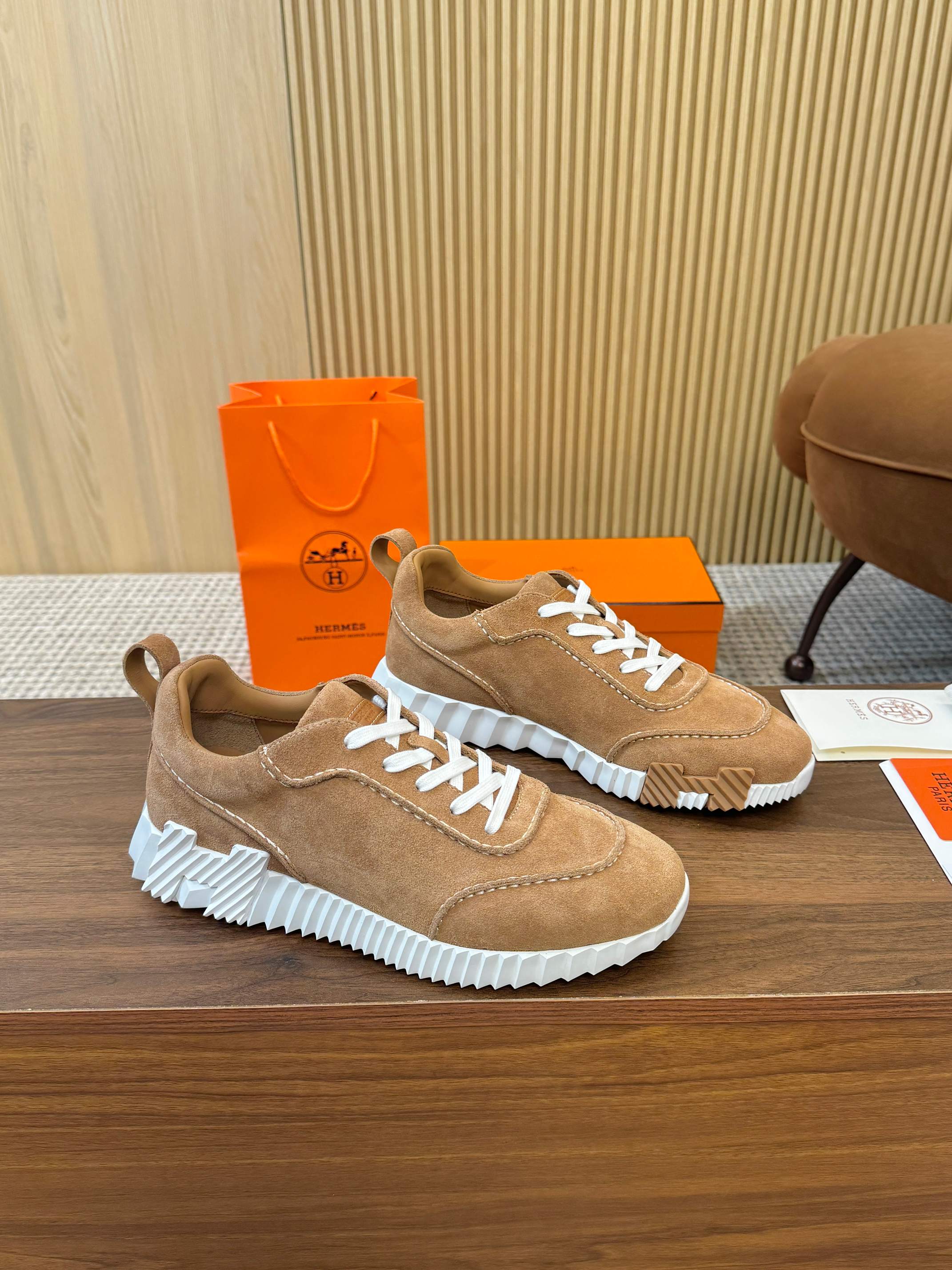 Cheap Hermes Sneakers For Men in 229897, $140 USD- [IB229897] - Replica Hermes Sneakers For Men