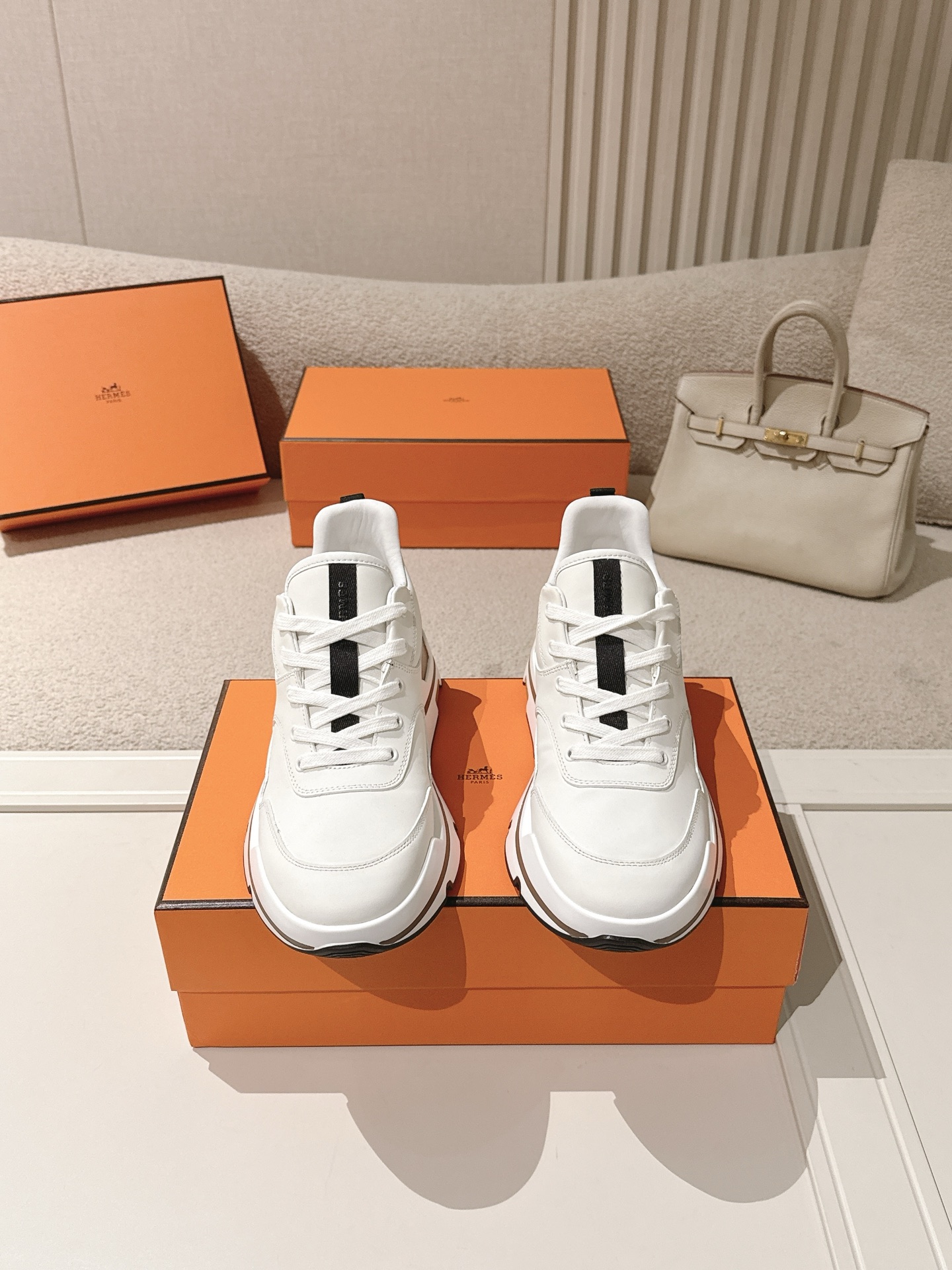 Cheap Hermes Sneakers For Men in 229901, $130 USD- [IB229901] - Replica Hermes Sneakers For Men