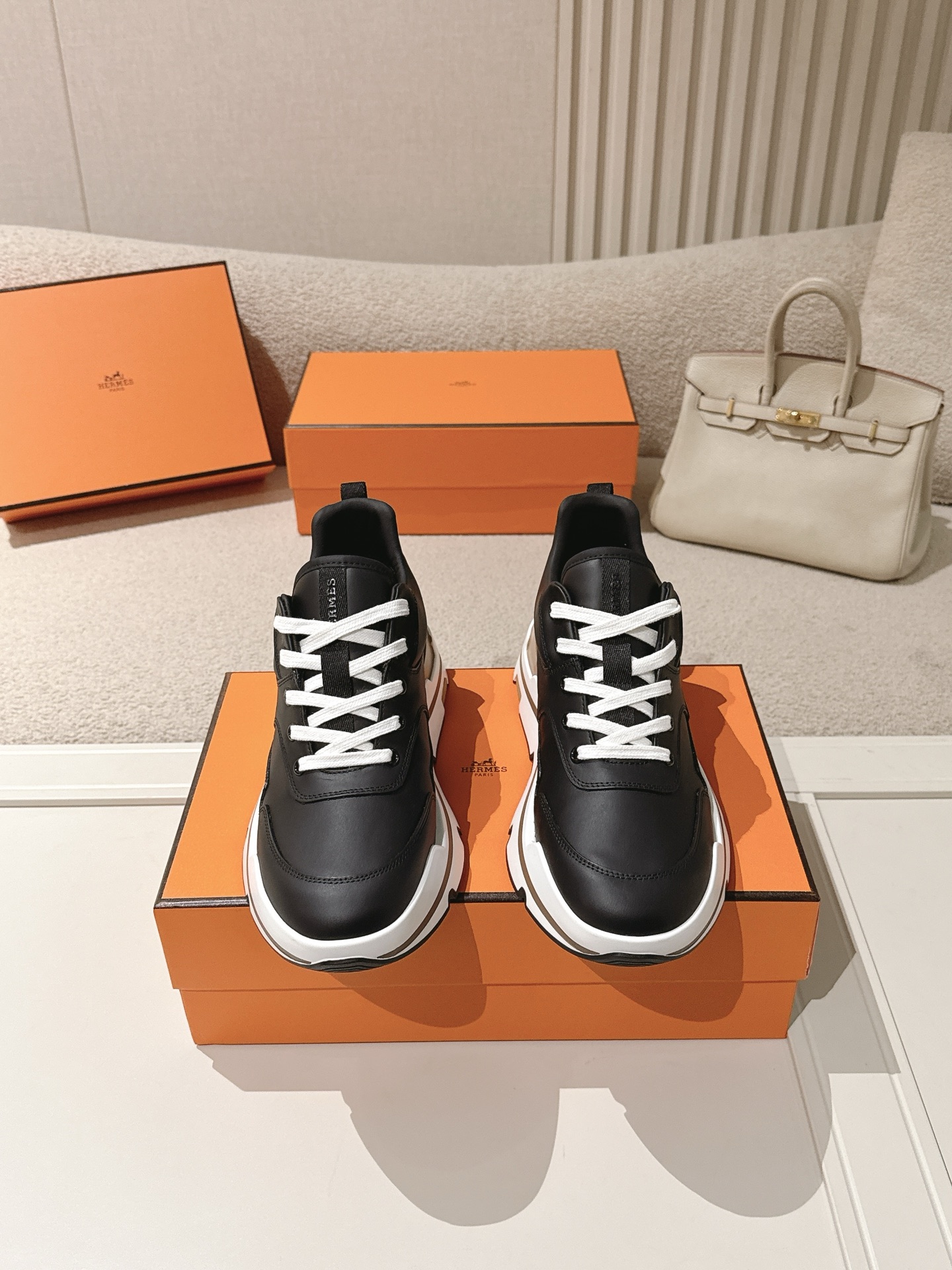 Cheap Hermes Sneakers For Men in 229902, $130 USD- [IB229902] - Replica Hermes Sneakers For Men