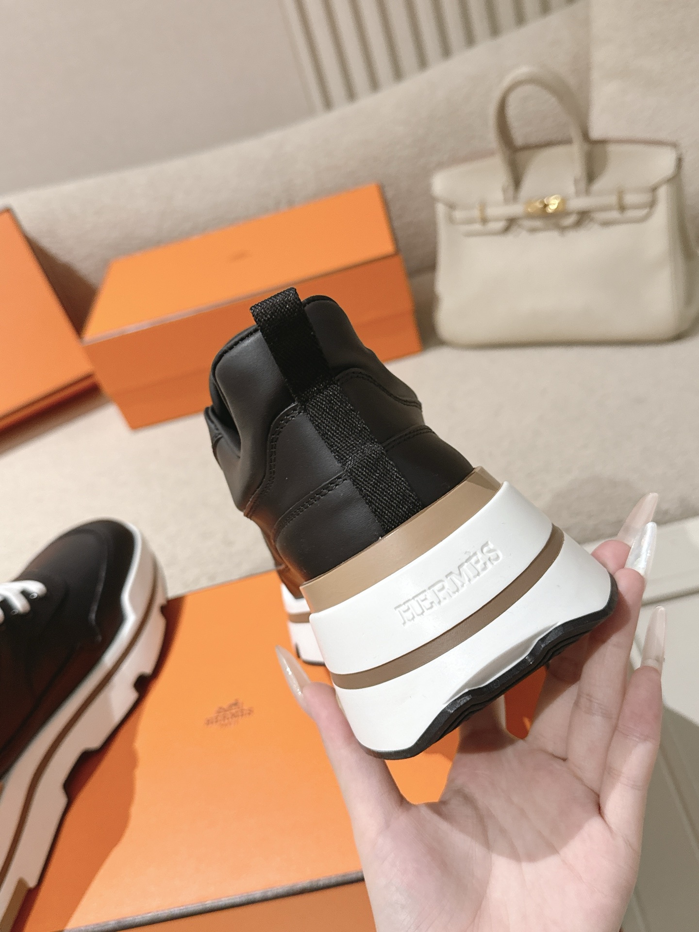 Cheap Hermes Sneakers For Men in 229902, $130 USD- [IB229902] - Replica Hermes Sneakers For Men