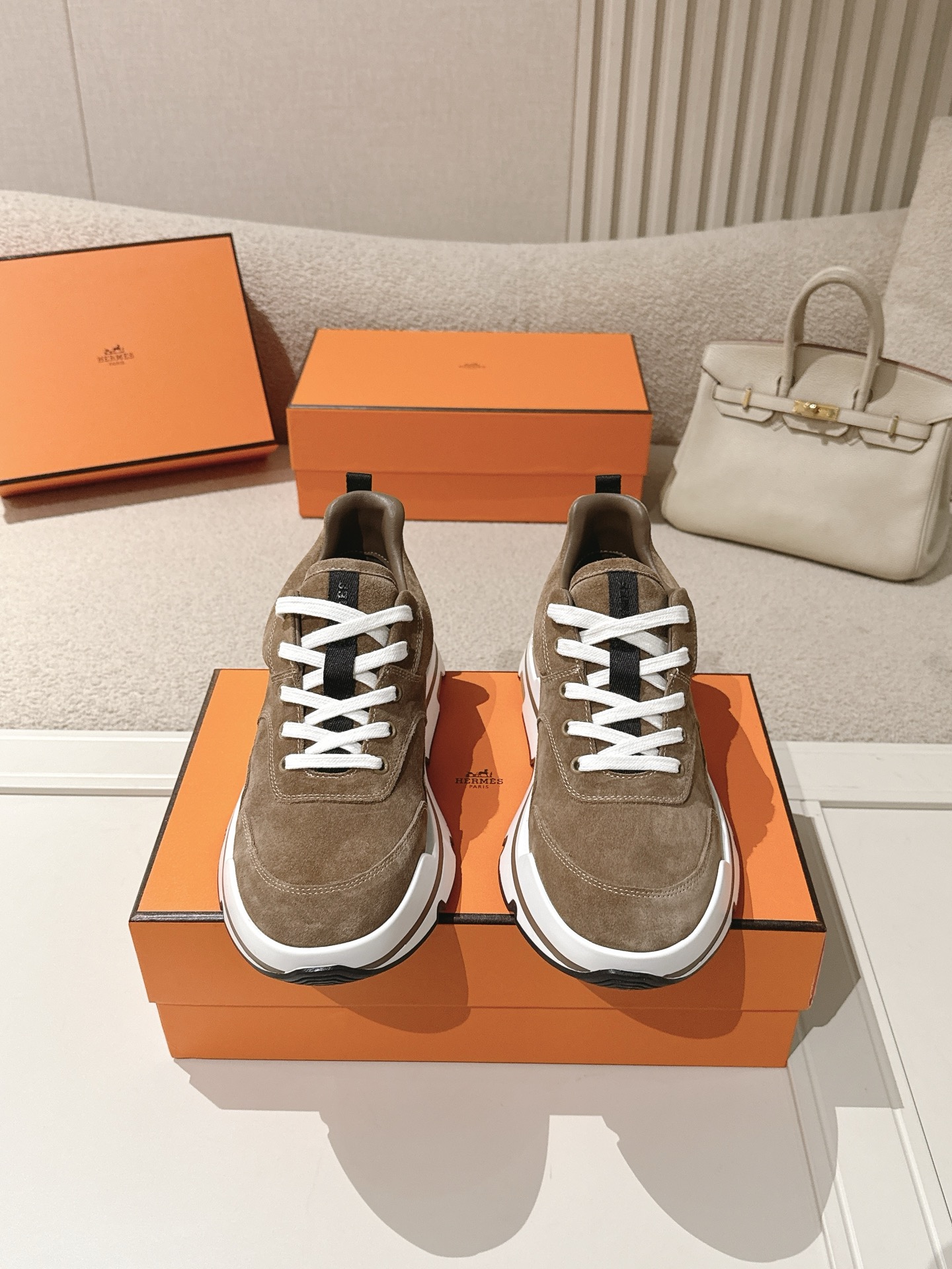 Cheap Hermes Sneakers For Men in 229903, $130 USD- [IB229903] - Replica Hermes Sneakers For Men