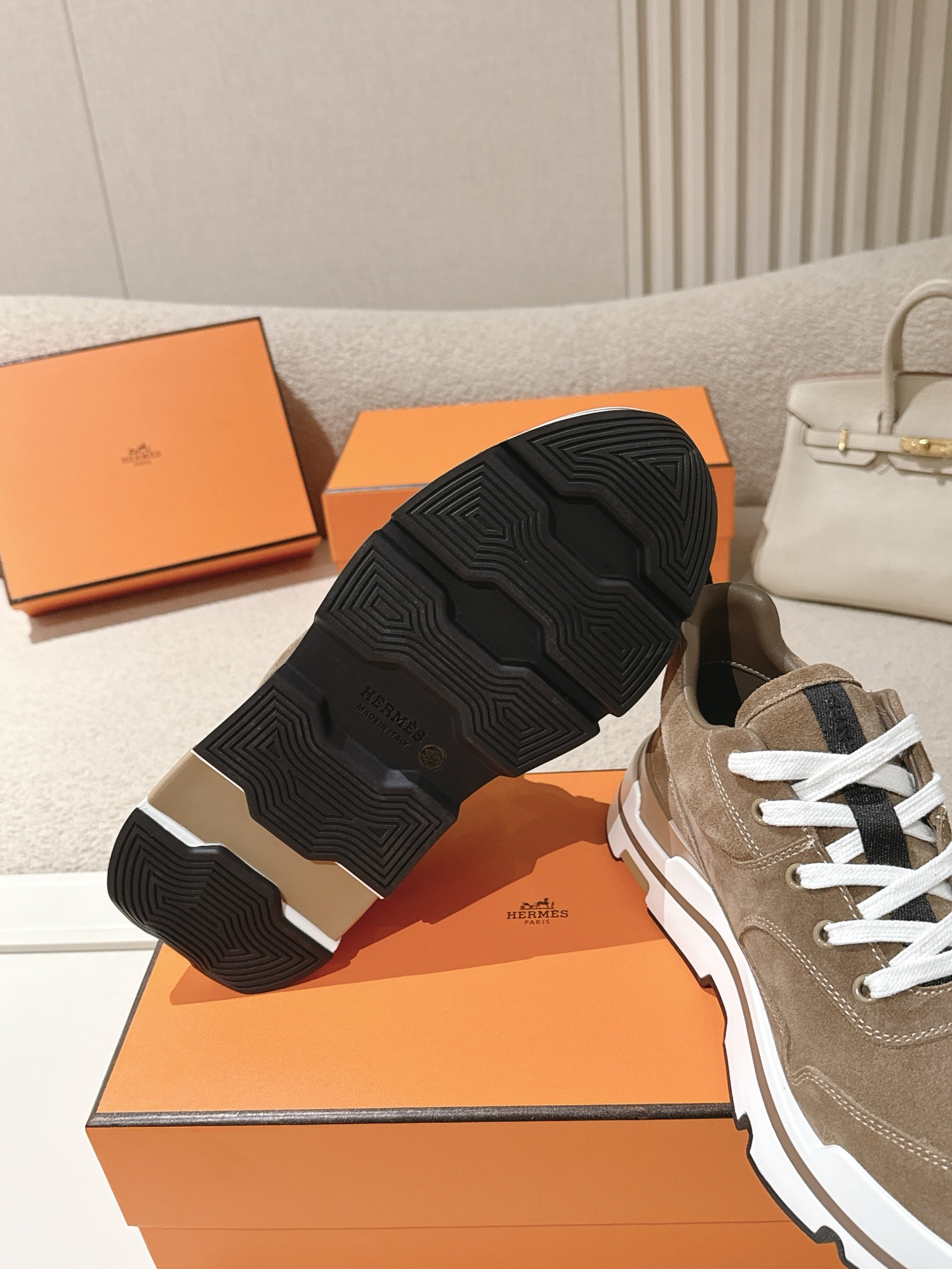 Cheap Hermes Sneakers For Men in 229903, $130 USD- [IB229903] - Replica Hermes Sneakers For Men