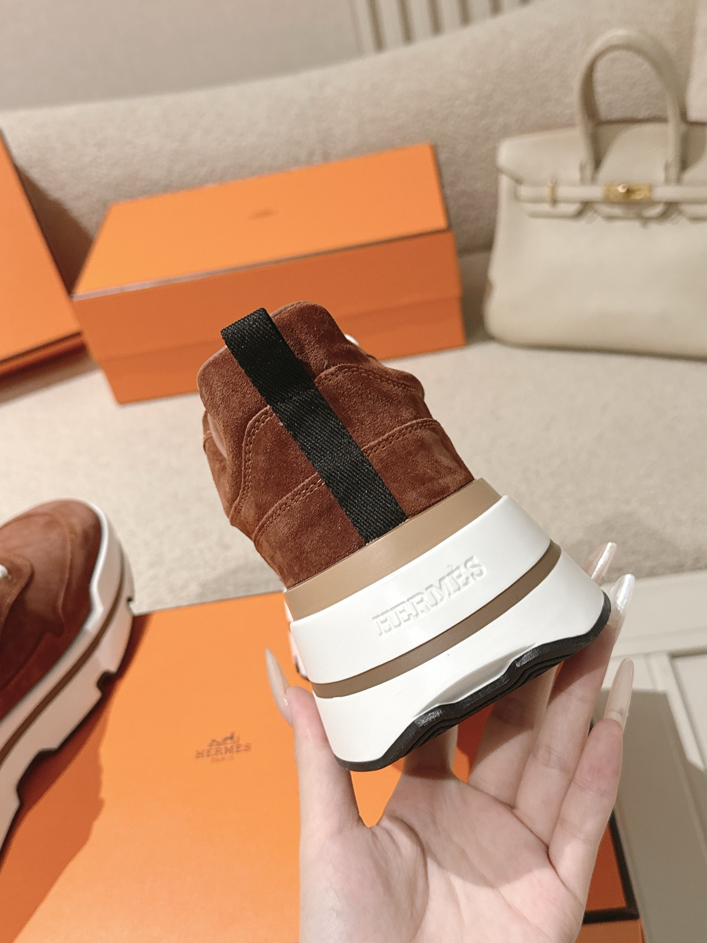 Cheap Hermes Sneakers For Men in 229904, $130 USD- [IB229904] - Replica Hermes Sneakers For Men