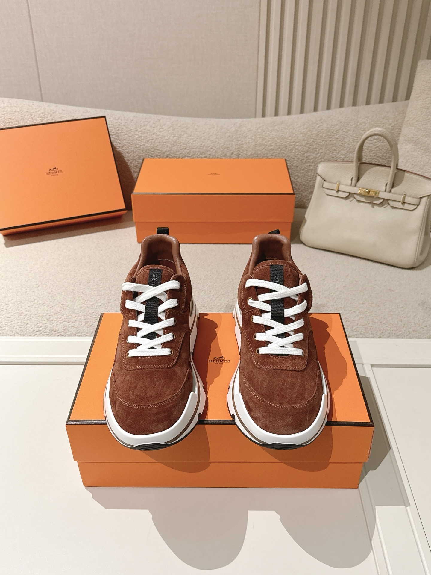 Cheap Hermes Sneakers For Men in 229904, $130 USD- [IB229904] - Replica Hermes Sneakers For Men