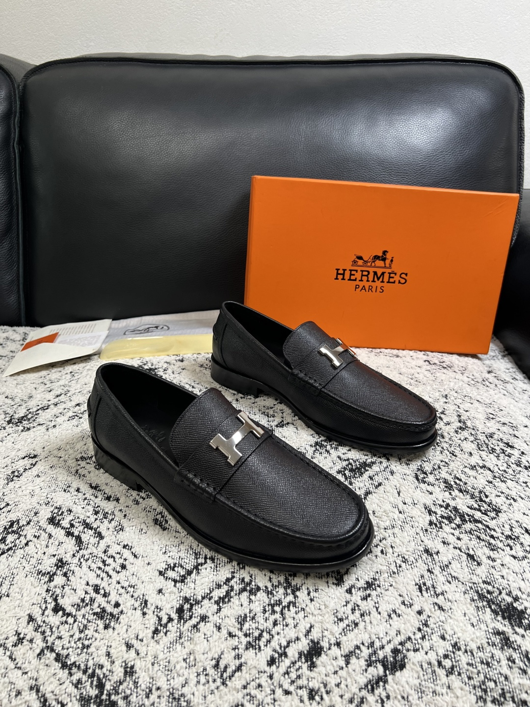 Cheap Hermes Loafers and Drivers For Men in 229905, $195 USD- [IB229905] - Replica Hermes Loafers and Drivers For Men
