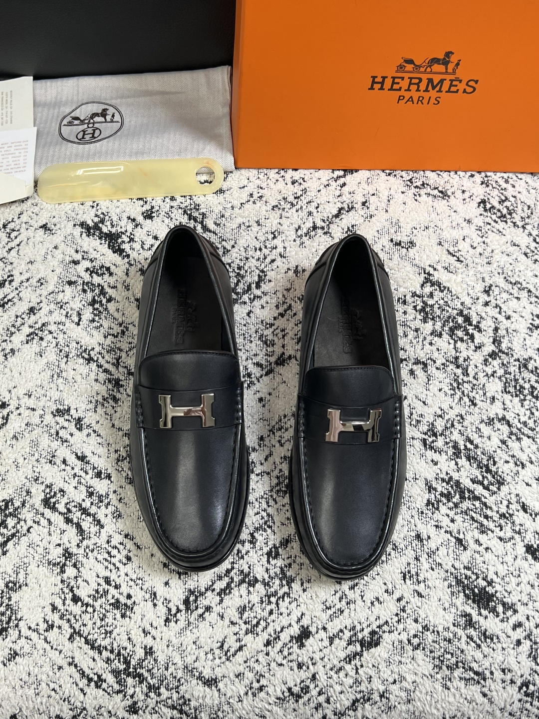 Cheap Hermes Loafers and Drivers For Men in 229906, $195 USD- [IB229906] - Replica Hermes Loafers and Drivers For Men