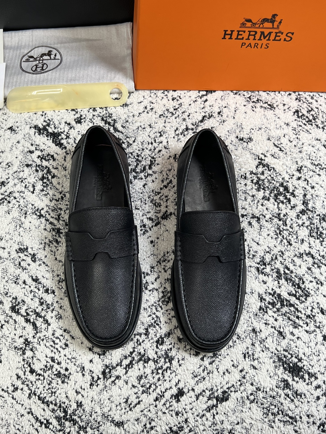 Cheap Hermes Loafers and Drivers For Men in 229907, $195 USD- [IB229907] - Replica Hermes Loafers and Drivers For Men