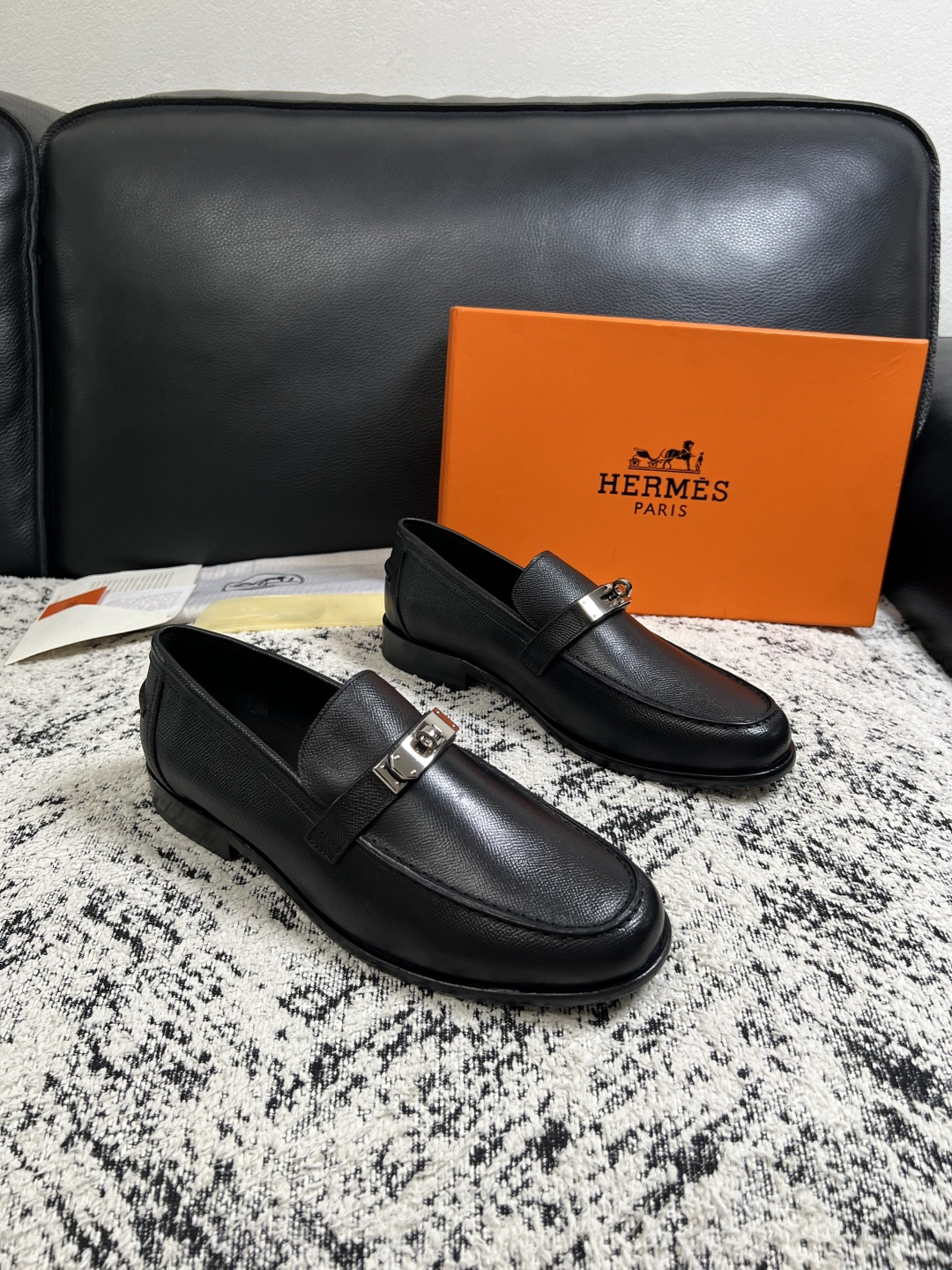 Cheap Hermes Loafers and Drivers For Men in 229909, $195 USD- [IB229909] - Replica Hermes Loafers and Drivers For Men
