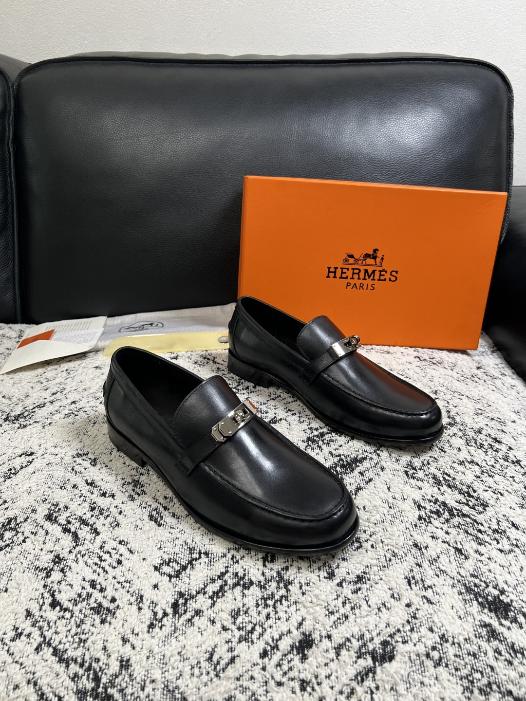 Cheap Hermes Loafers and Drivers For Men in 229910, $195 USD- [IB229910] - Replica Hermes Loafers and Drivers For Men