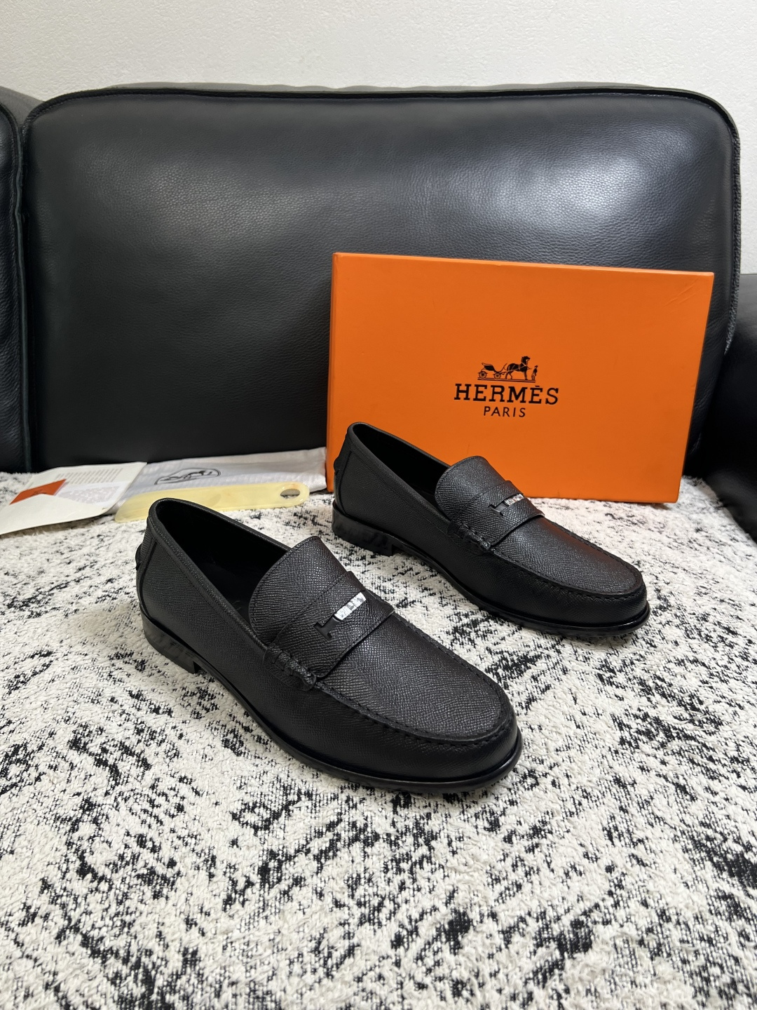 Cheap Hermes Loafers and Drivers For Men in 229911, $195 USD- [IB229911] - Replica Hermes Loafers and Drivers For Men