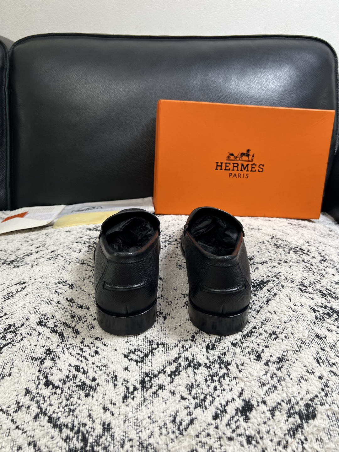 Cheap Hermes Loafers and Drivers For Men in 229911, $195 USD- [IB229911] - Replica Hermes Loafers and Drivers For Men