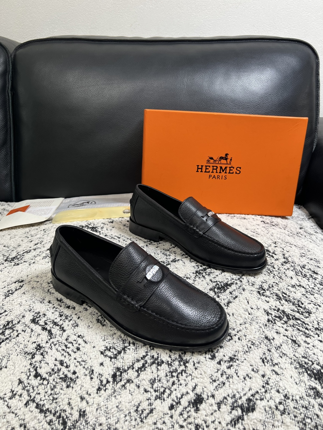 Cheap Hermes Loafers and Drivers For Men in 229913, $195 USD- [IB229913] - Replica Hermes Loafers and Drivers For Men