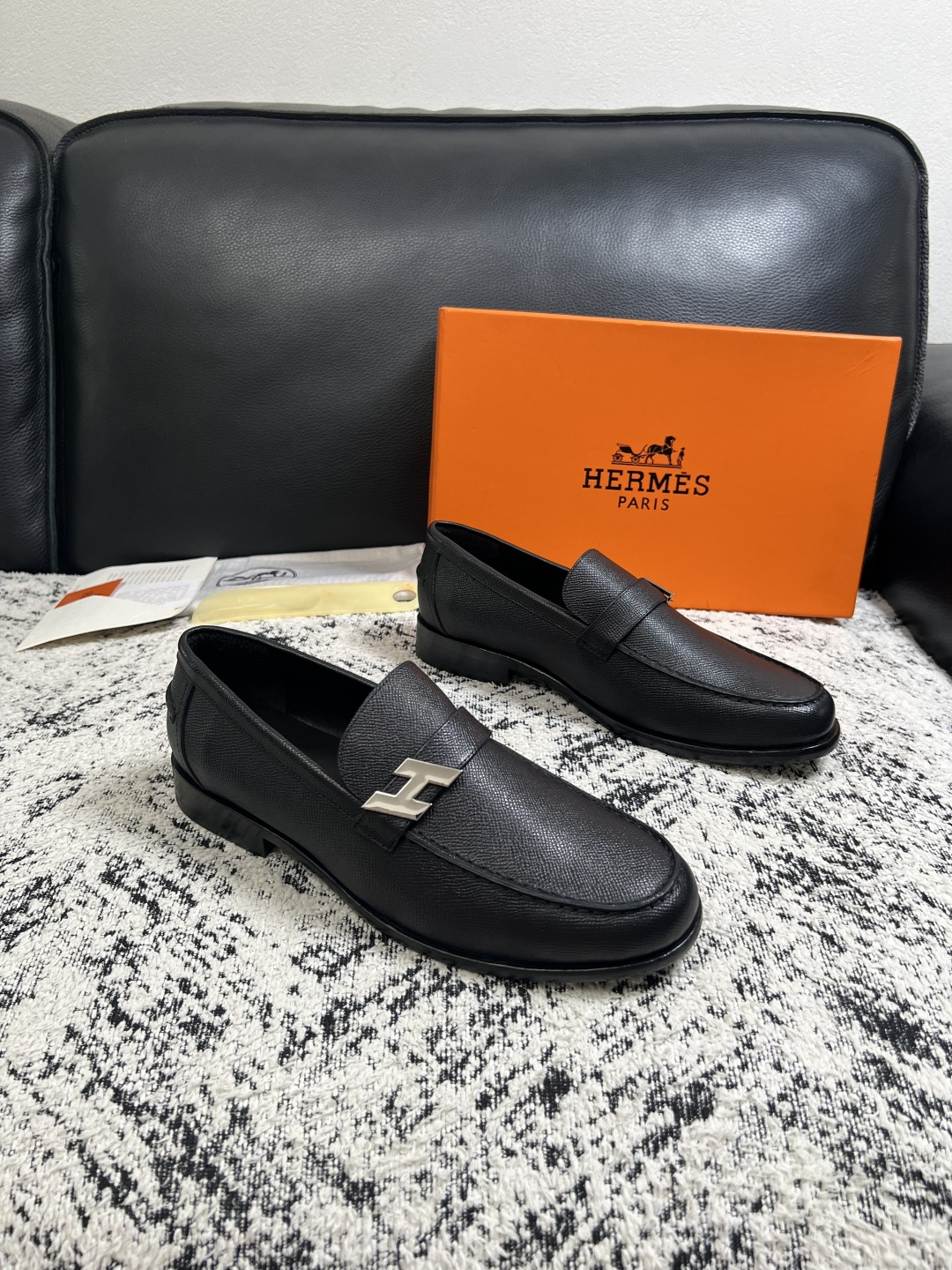 Cheap Hermes Loafers and Drivers For Men in 229914, $195 USD- [IB229914] - Replica Hermes Loafers and Drivers For Men