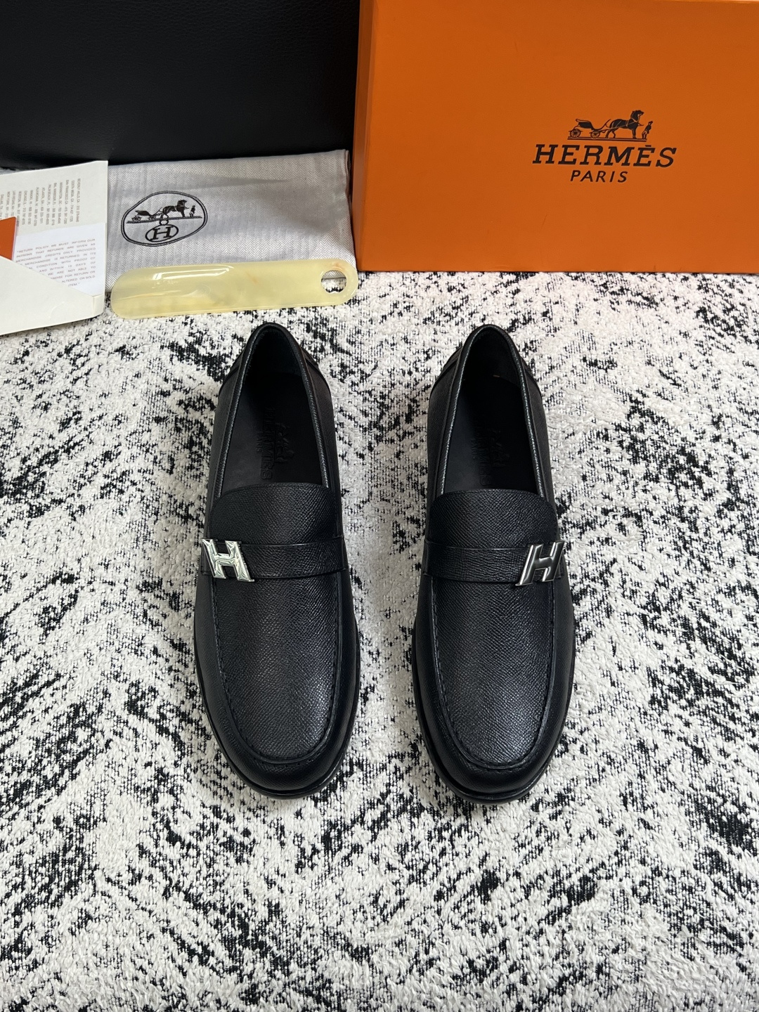 Cheap Hermes Loafers and Drivers For Men in 229914, $195 USD- [IB229914] - Replica Hermes Loafers and Drivers For Men