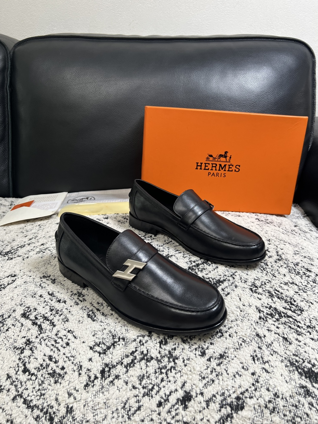 Cheap Hermes Loafers and Drivers For Men in 229915, $195 USD- [IB229915] - Replica Hermes Loafers and Drivers For Men