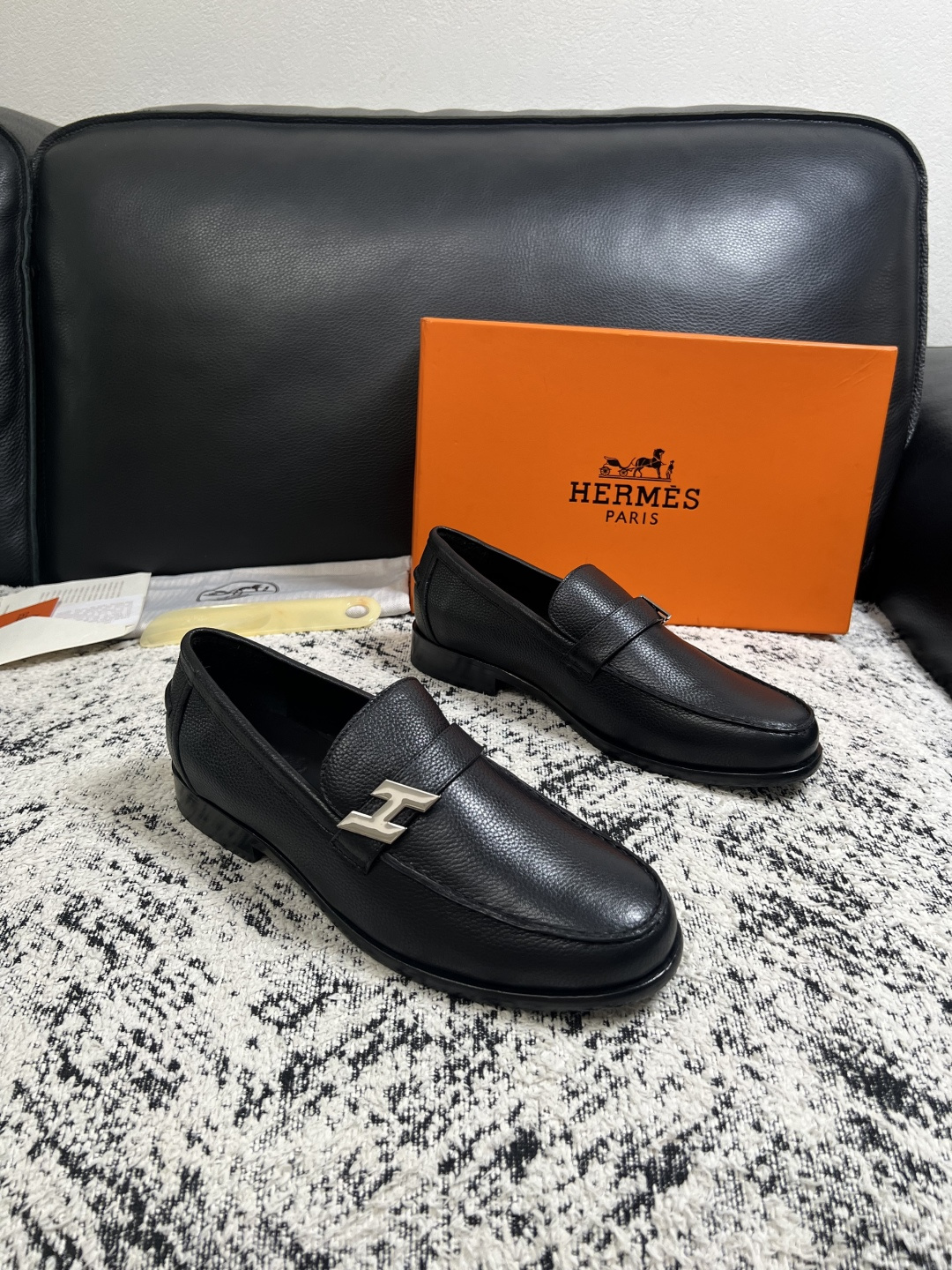 Cheap Hermes Loafers and Drivers For Men in 229916, $195 USD- [IB229916] - Replica Hermes Loafers and Drivers For Men