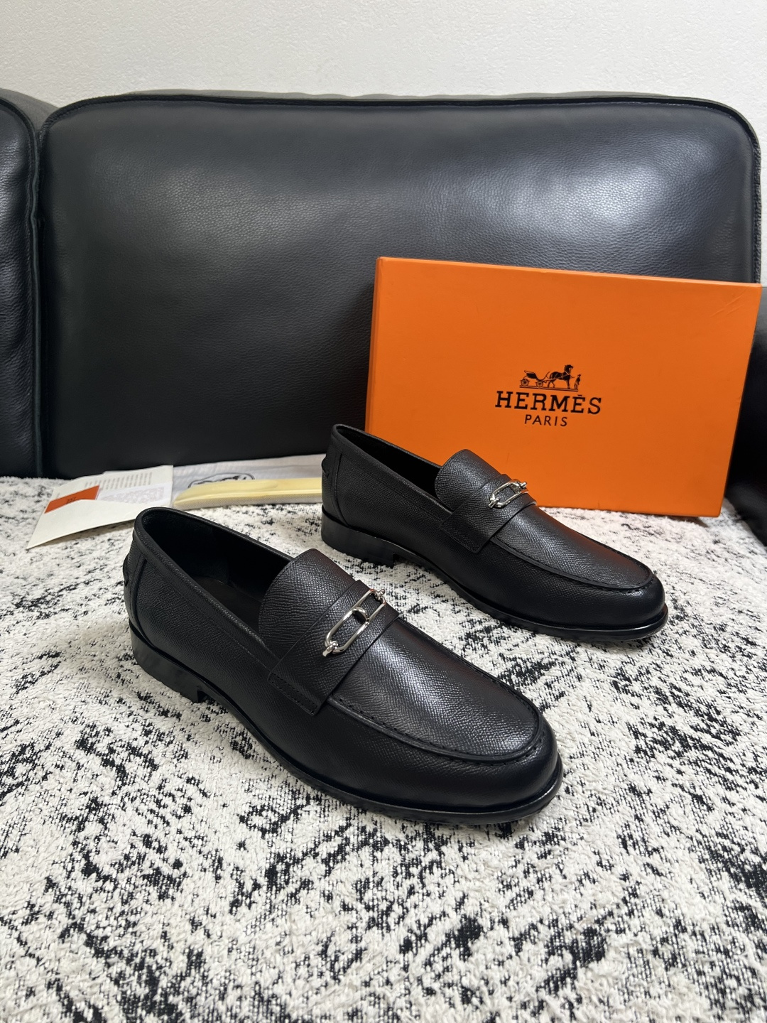 Cheap Hermes Loafers and Drivers For Men in 229917, $195 USD- [IB229917] - Replica Hermes Loafers and Drivers For Men