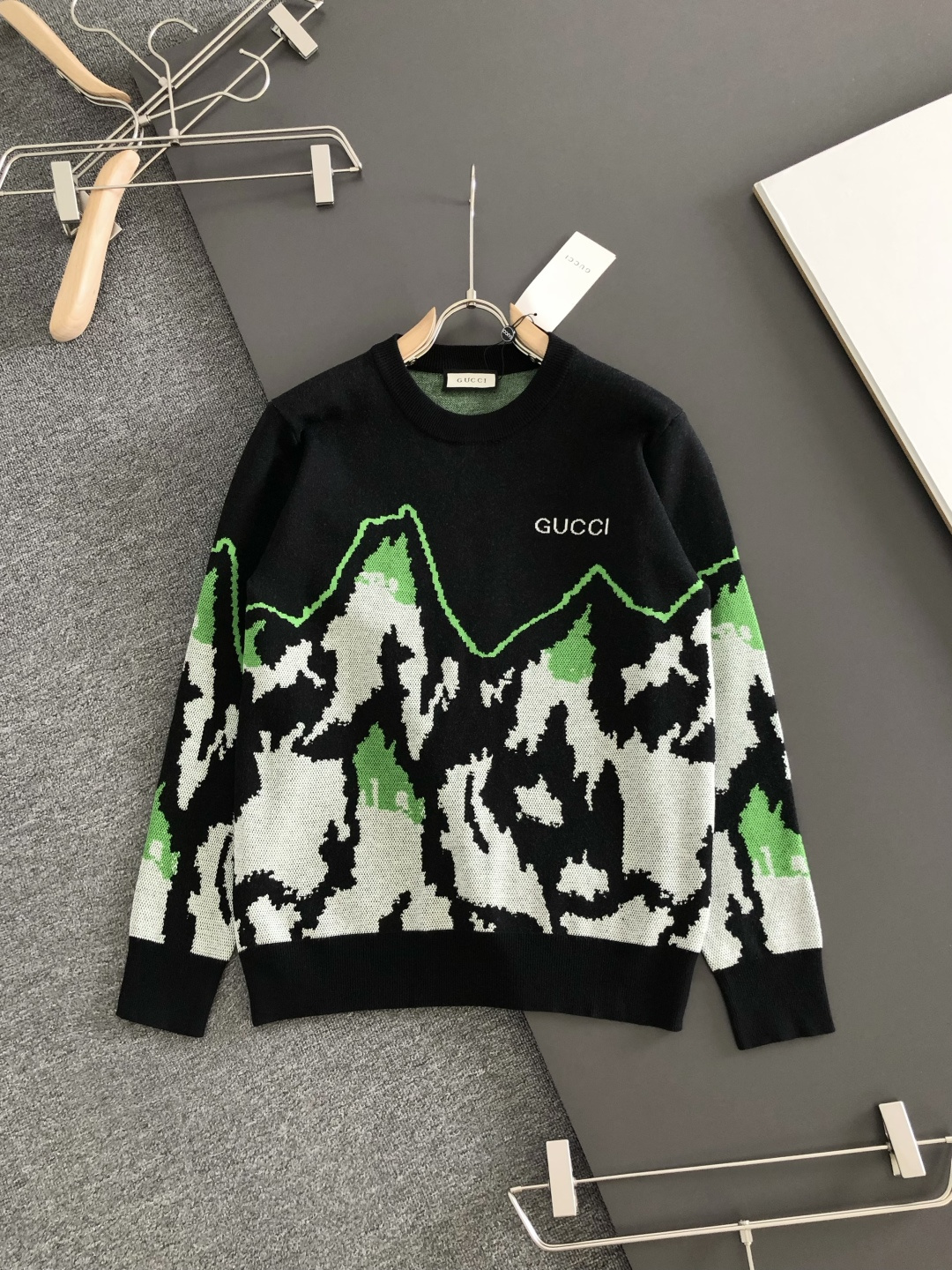 Cheap Gucci Sweaters for Men in 230287, $70 USD- [IB230287] - Replica Gucci Sweaters for Men