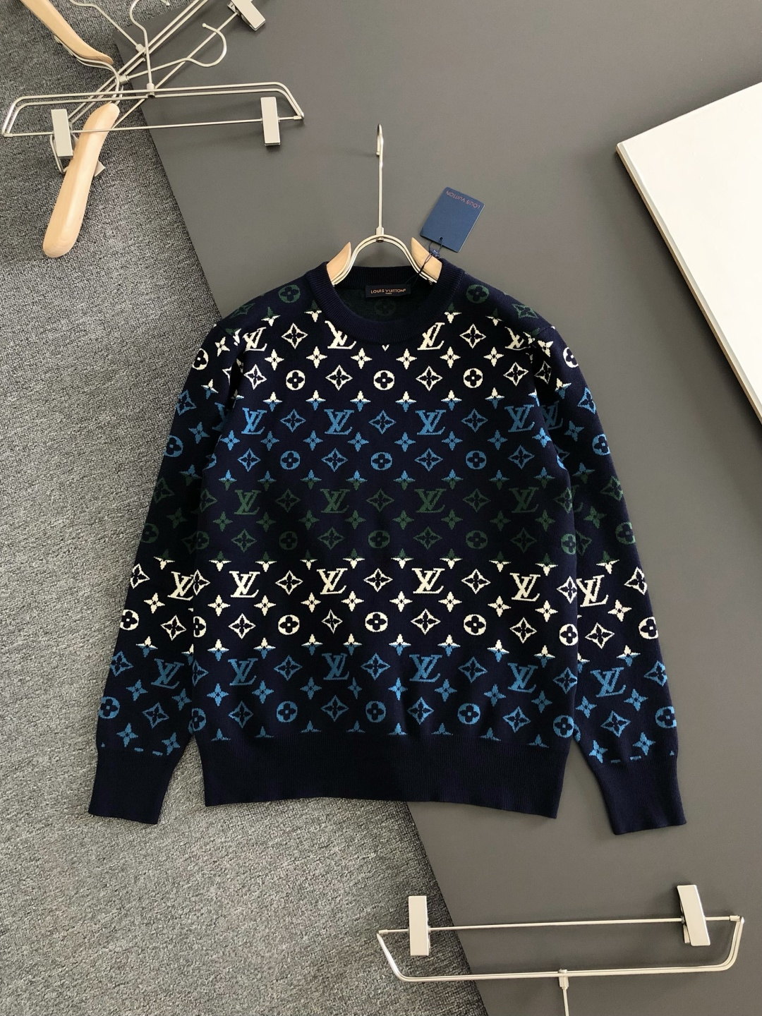 Cheap Louis Vuitton  Sweaters for Men in 230288, $70 USD- [IB230288] - Replica Louis Vuitton  Sweaters for Men