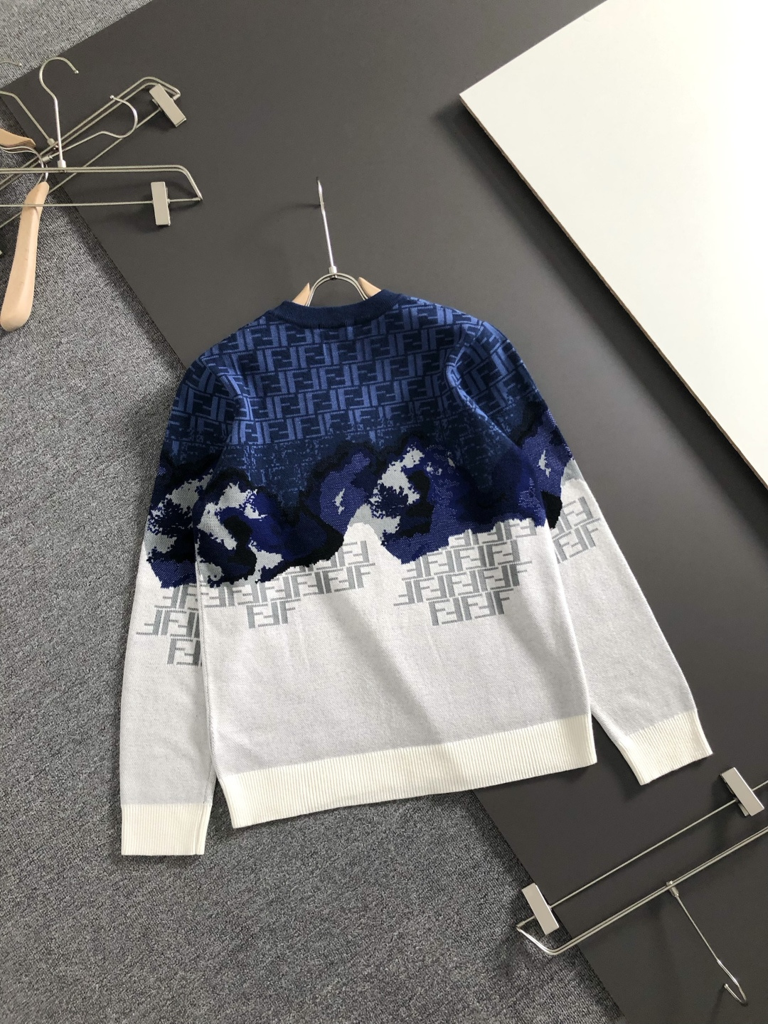 Cheap Fendi Sweaters for Men in 230292, $65 USD- [IB230292] - Replica Fendi Sweaters for Men