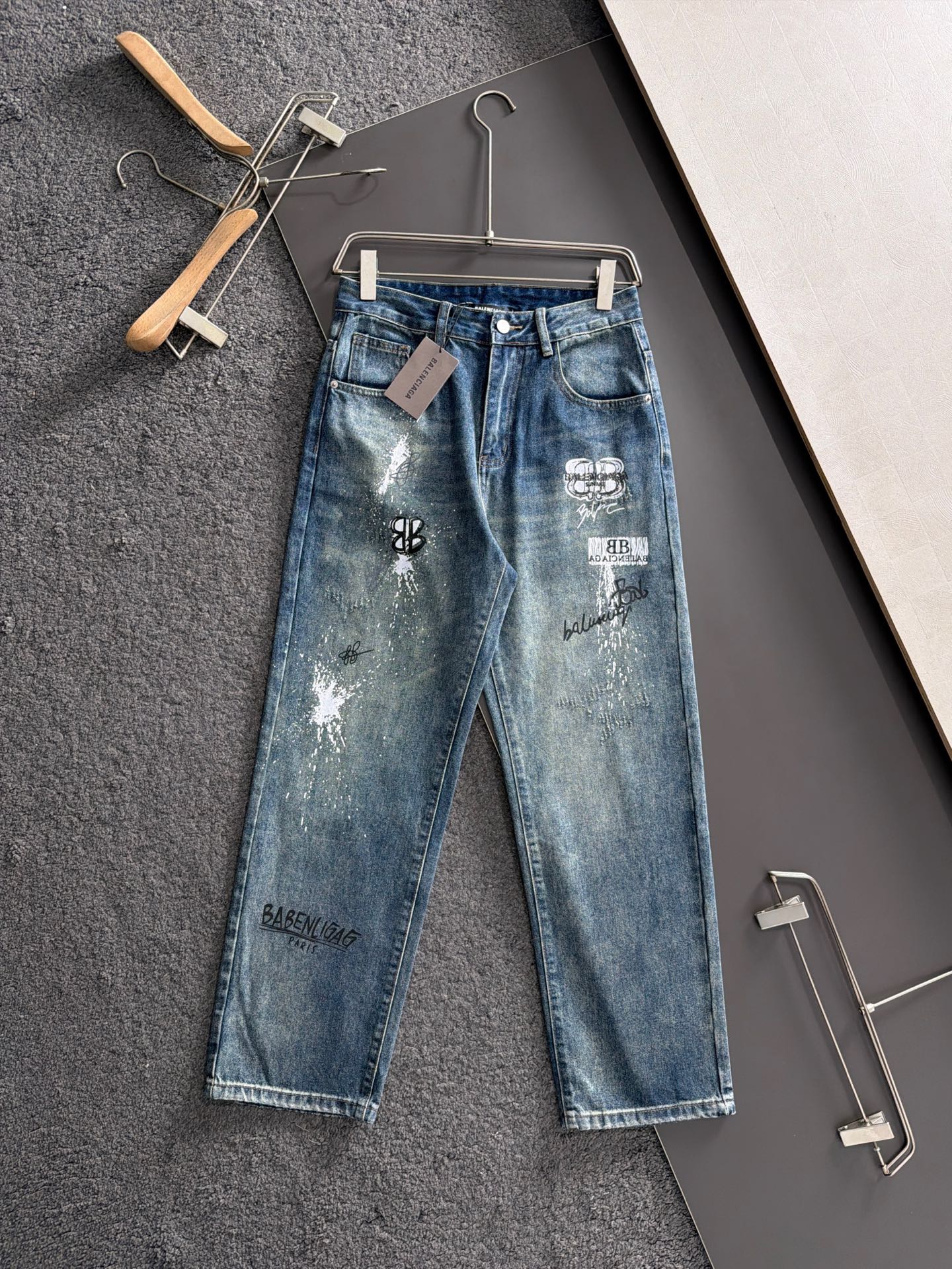 Cheap balenciaga Jeans in 230301, $80 USD- [IB230301] - Replica balenciaga Jeans